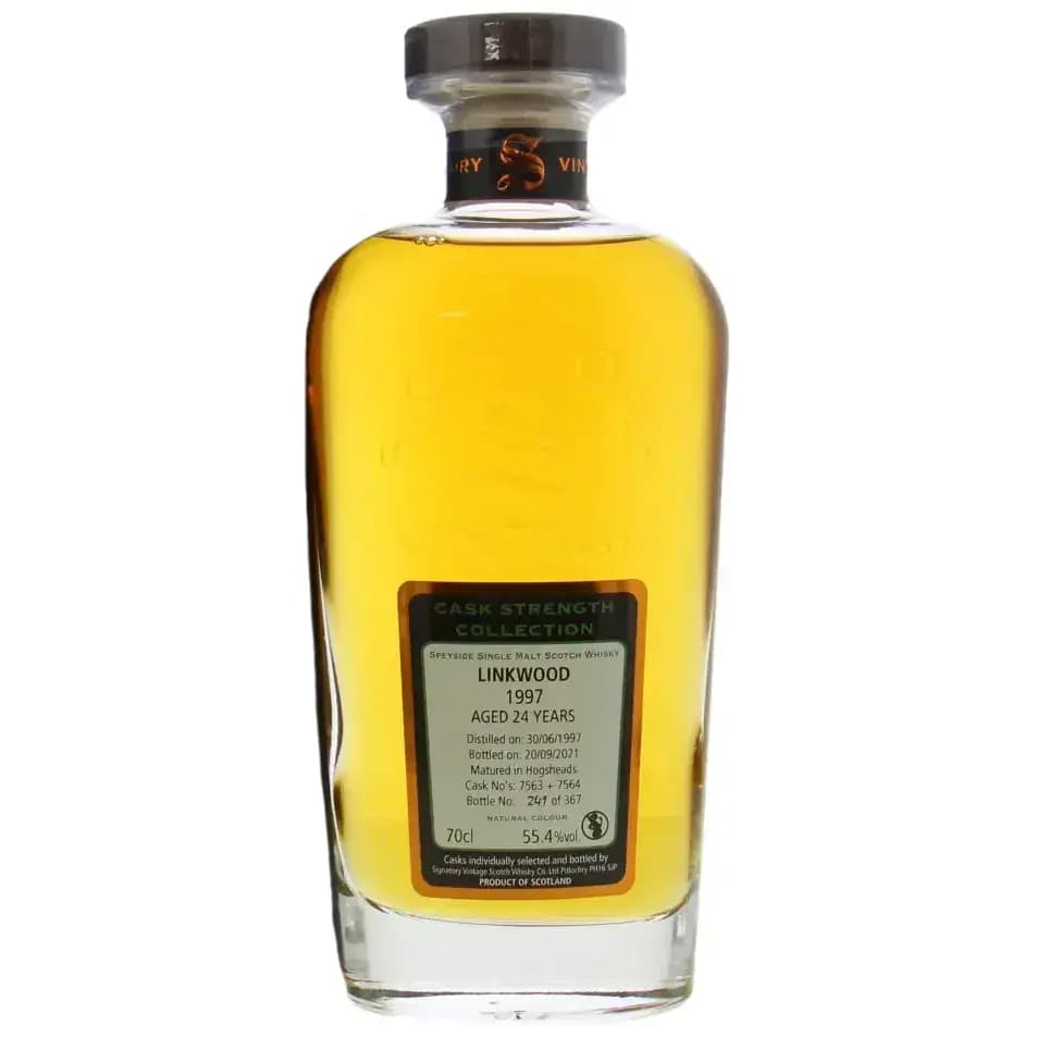Linkwood 24 Years Old 1997 Cask Strength Collection Signatory Vintage 7563+7564