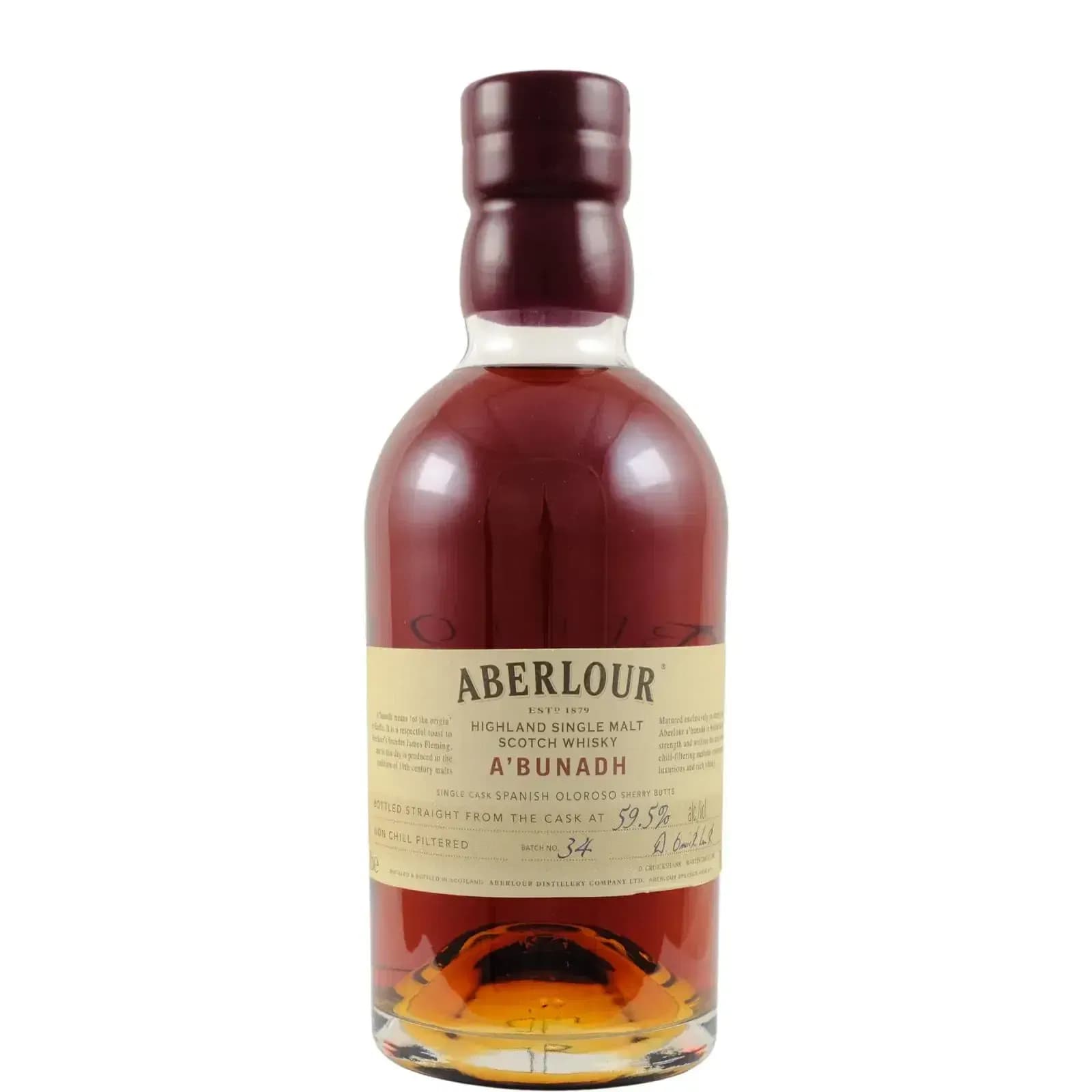 Aberlour A'bunadh Batch 34