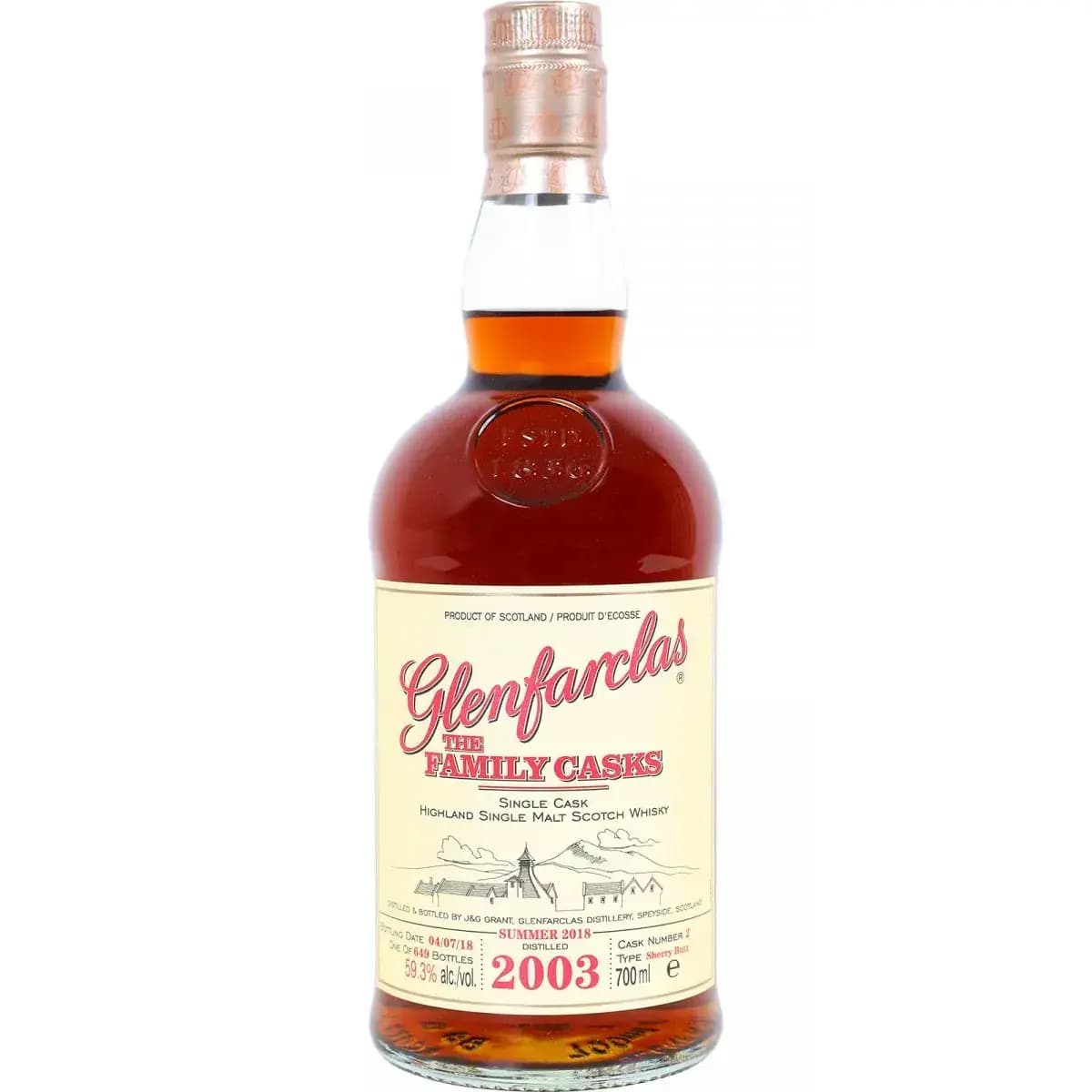 Glenfarclas 2003 Cask Nr.2