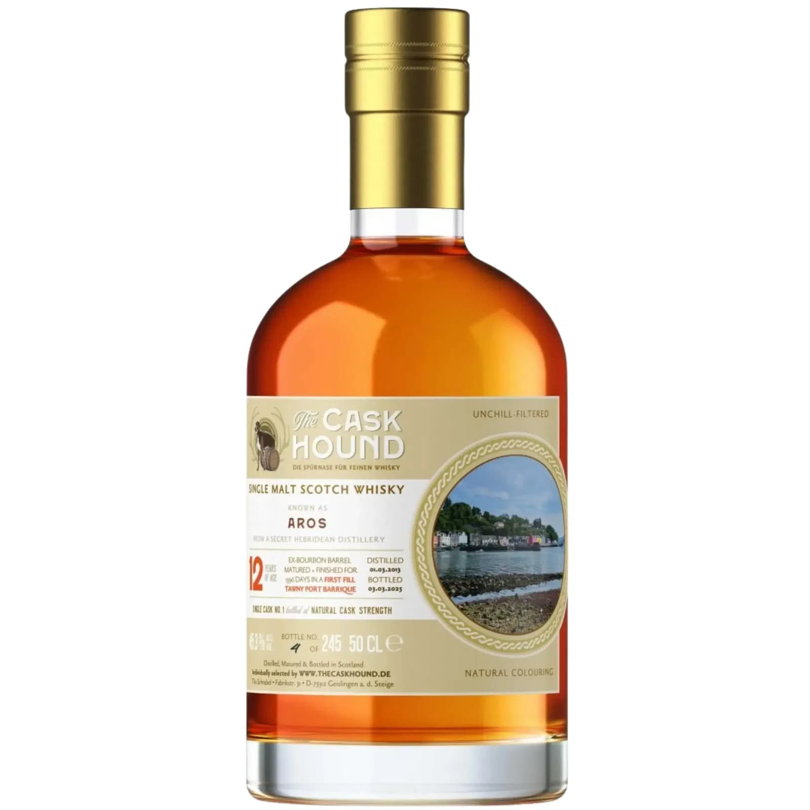 The Caskhound 12 Years Old- Aros