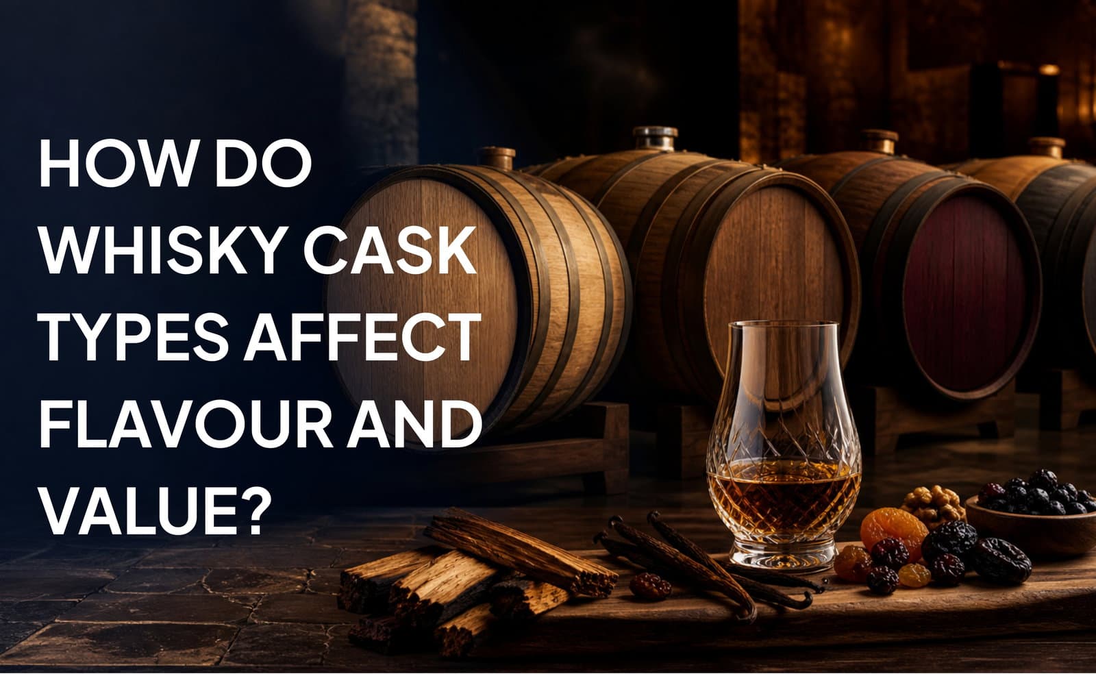 Wie beeinflussen Whiskyfassarten den Geschmack und Wert?