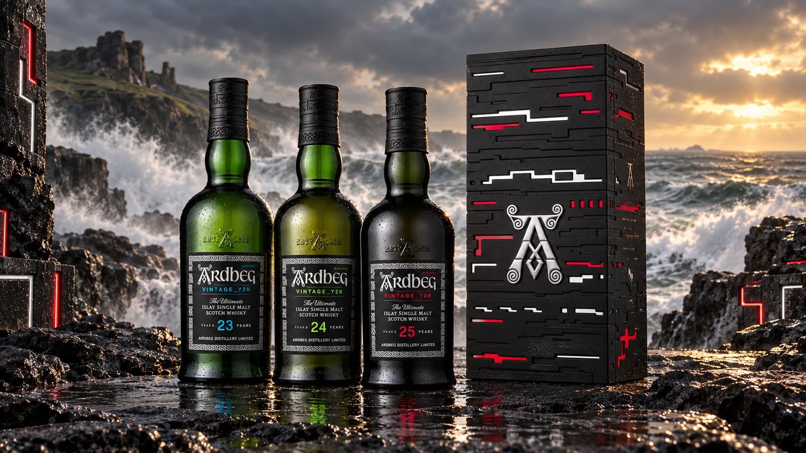 La trilogie Vintage_Y2K d'Ardbeg : trois whiskies, une histoire de renaissance