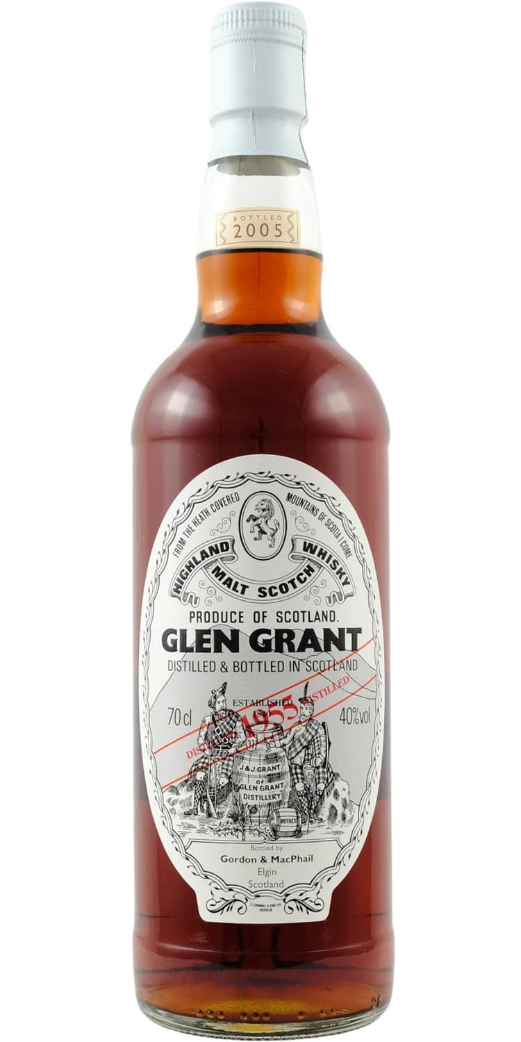 Glen Grant 50 Years Old 1955 Licensed Bottling 
Gordon & MacPhail