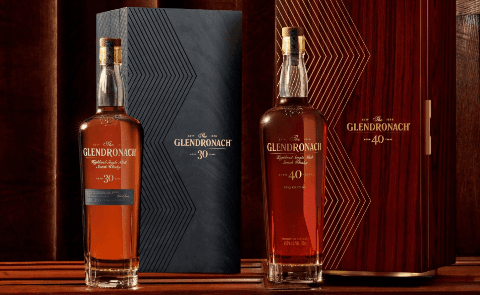 The Glendronach 30 y 40 años 2025 Ediciones limitadas