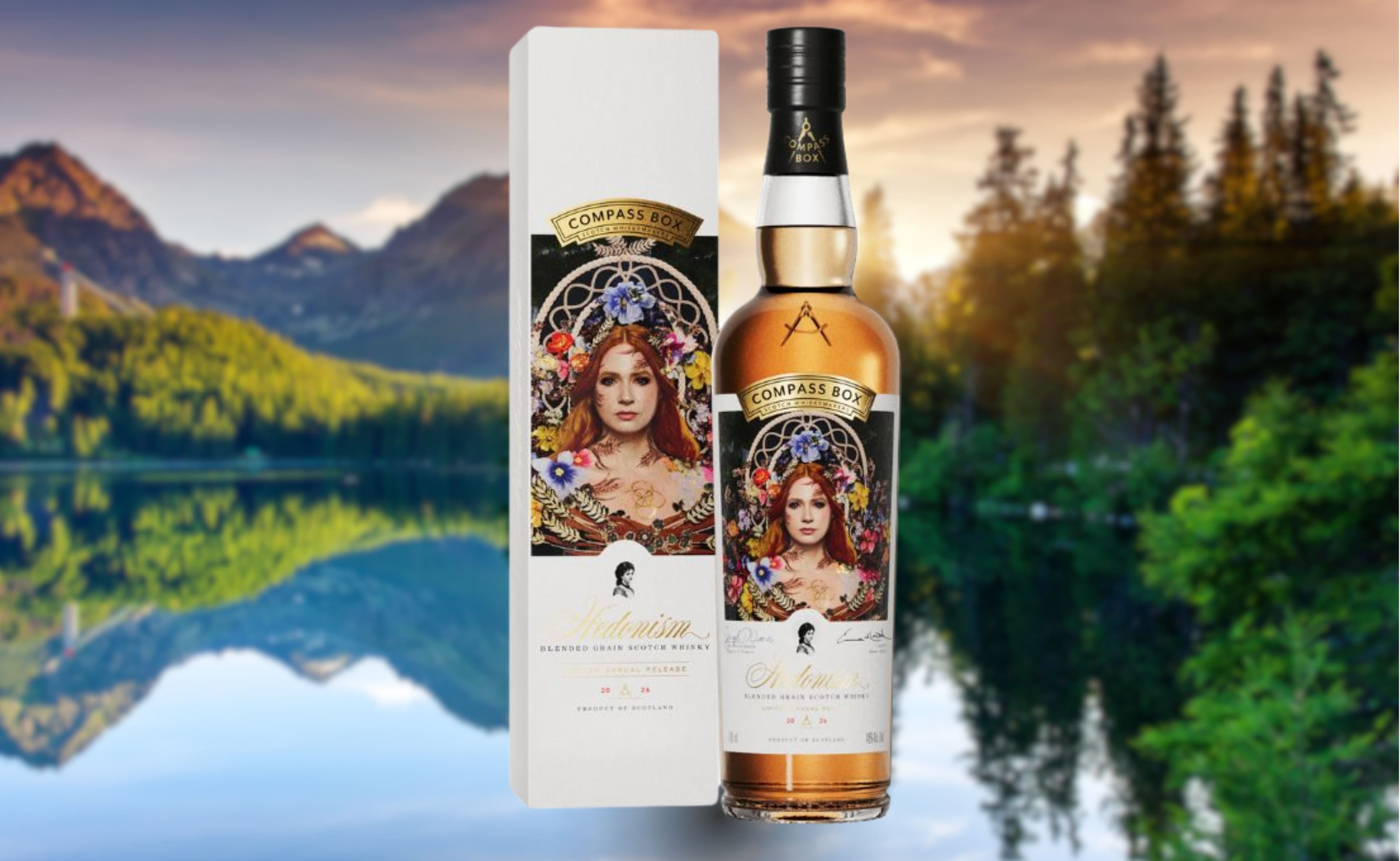 Compass Box Hedonism The Muse 2026 - Mezcla de Grano de 30 Años y Arte