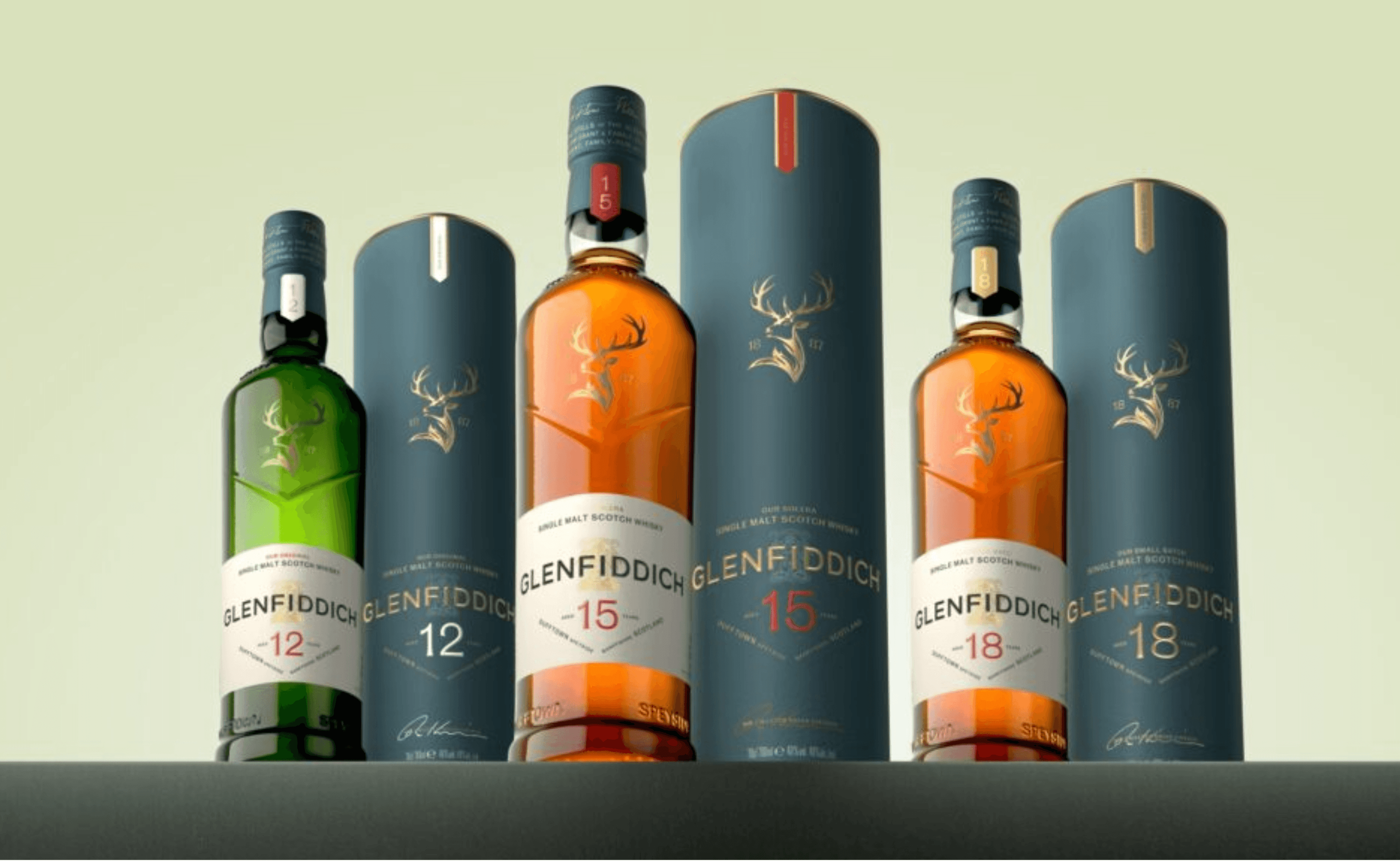 Glenfiddich Unveils Sleek New Design for Core Range