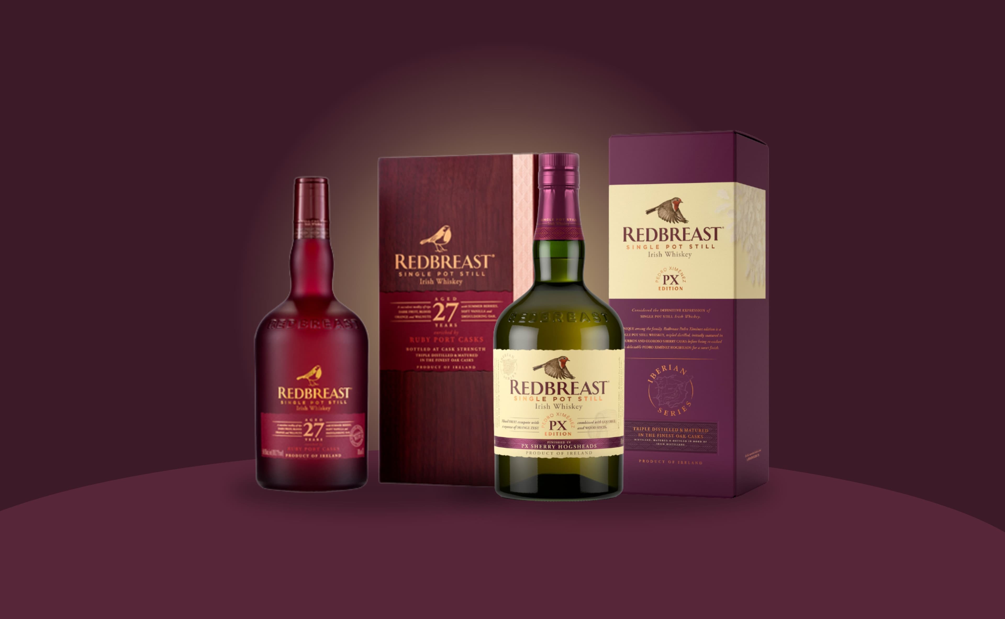 Redbreast presenta las ediciones Pedro Ximénez y Oporto Ruby de 27 años