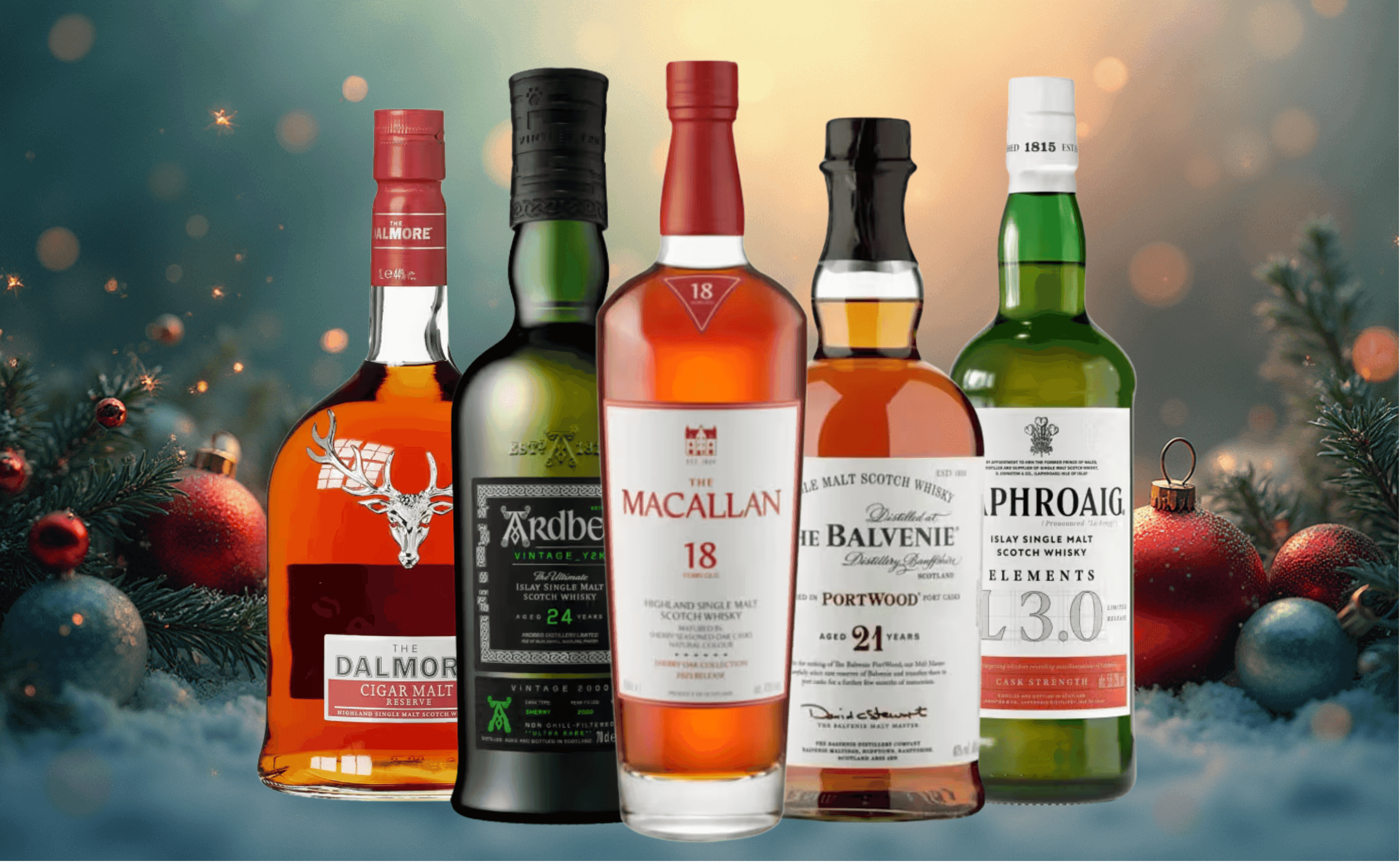 10 Premium Whiskies to Celebrate Christmas in 2025