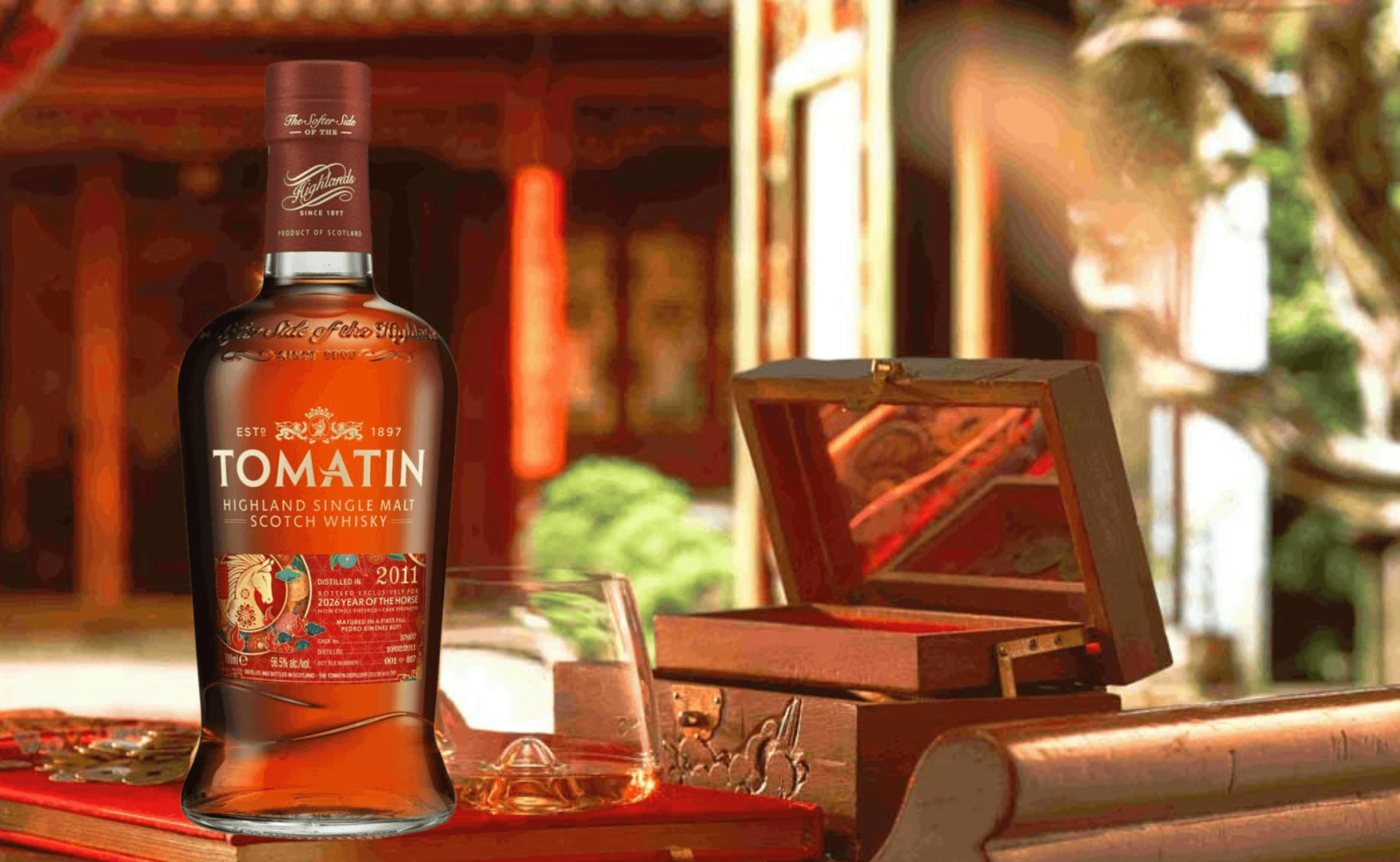 Neue Limitierte Abfüllung: Tomatin 15 Jahre 'Jahr des Pferdes' 2011