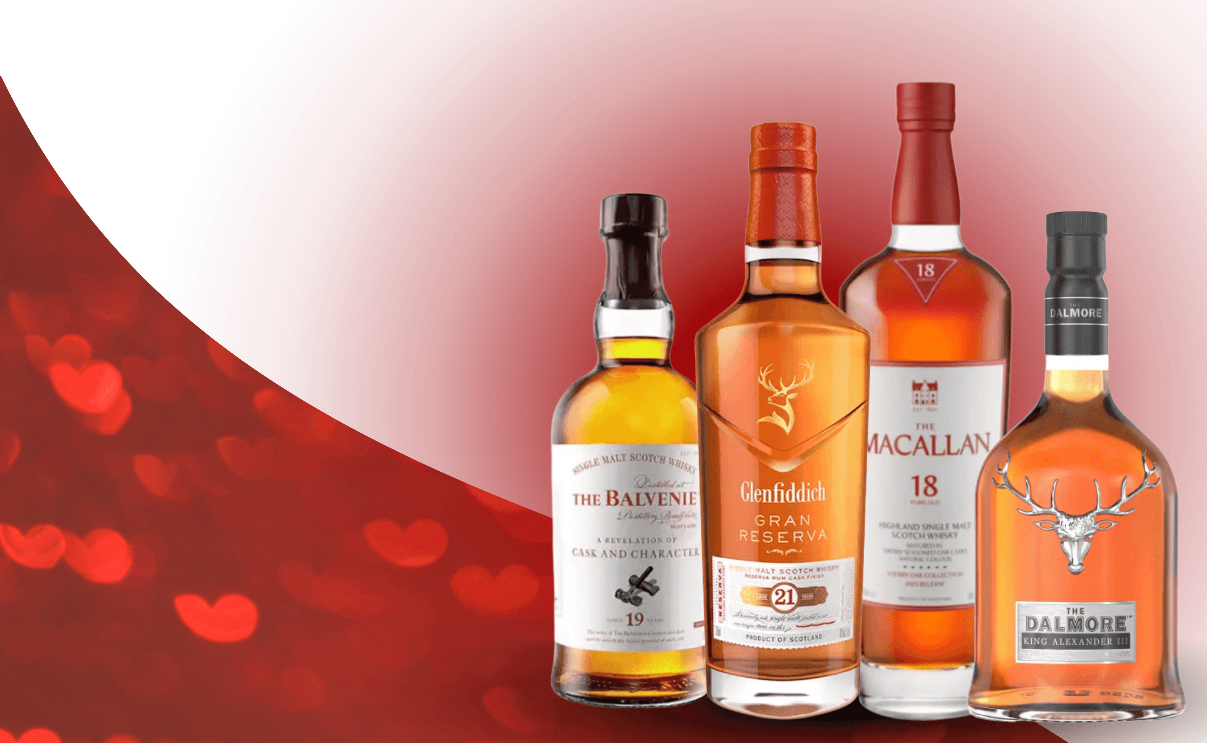 Was sind die 5 besten Whiskyflaschen, die man am Valentinstag verschenken kann