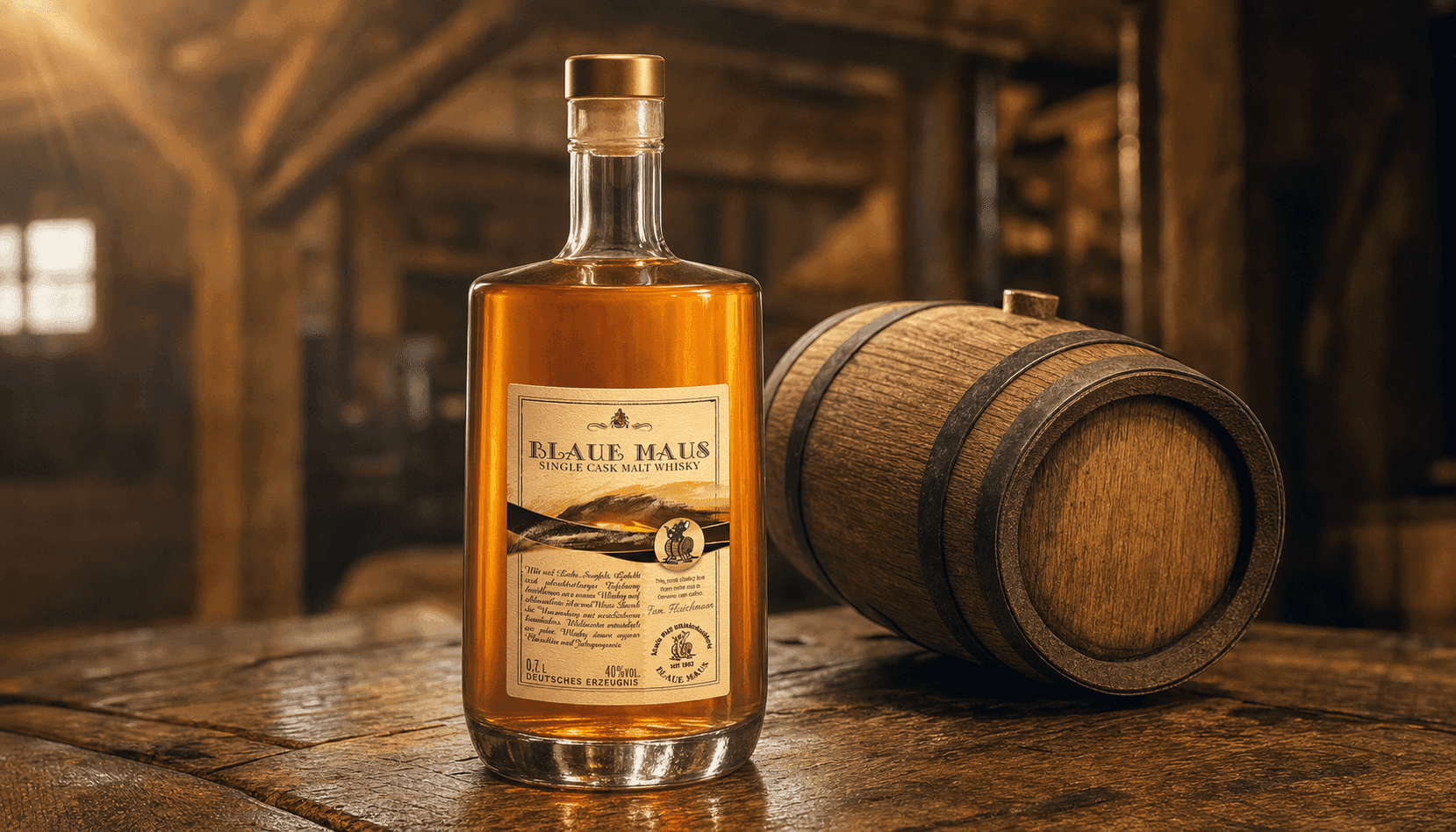 Was ist Blaue Maus Whisky und warum ist es sammelwert?