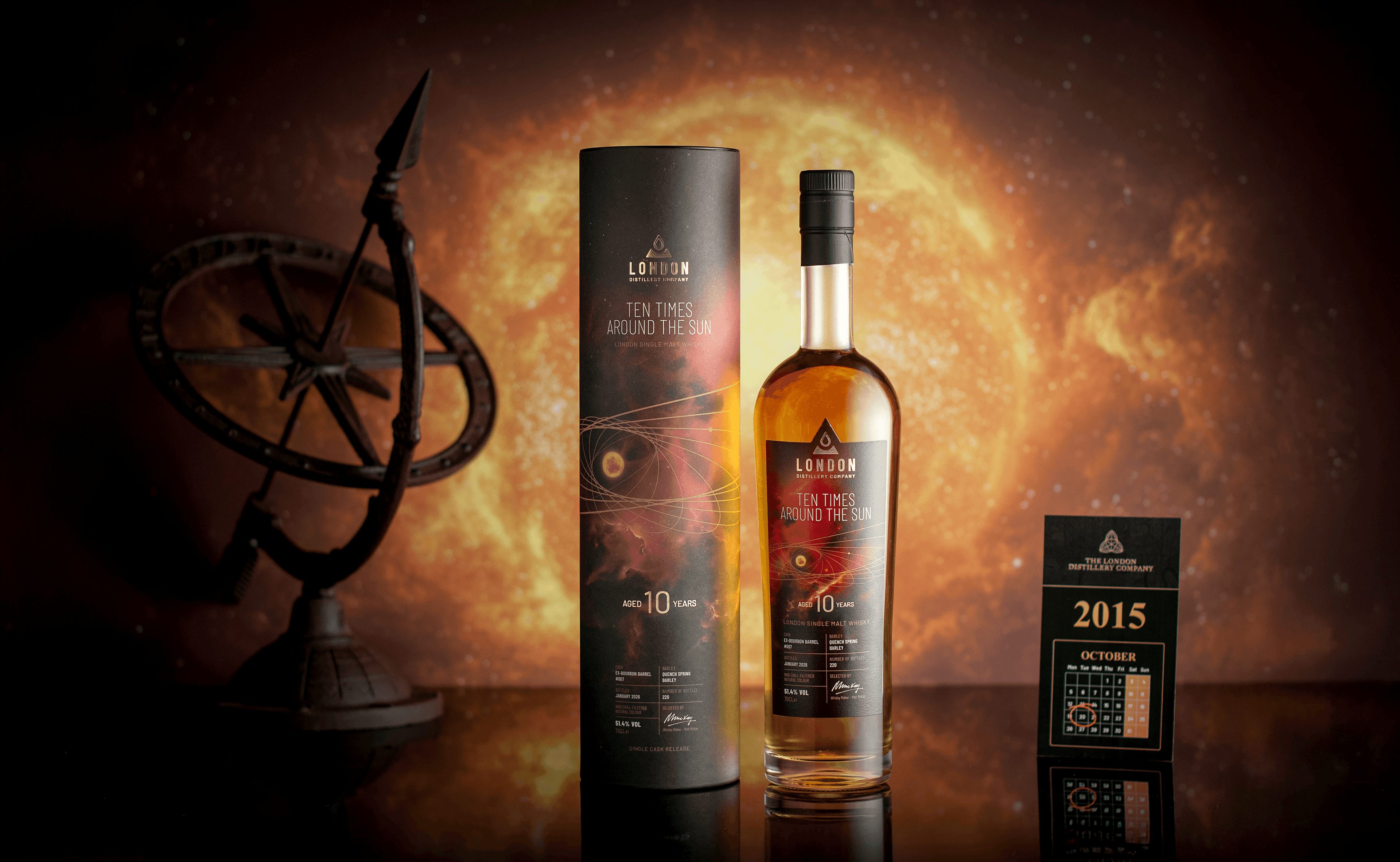 Londons erster 10-jähriger Single Malt debütiert: Ten Times Around The Sun