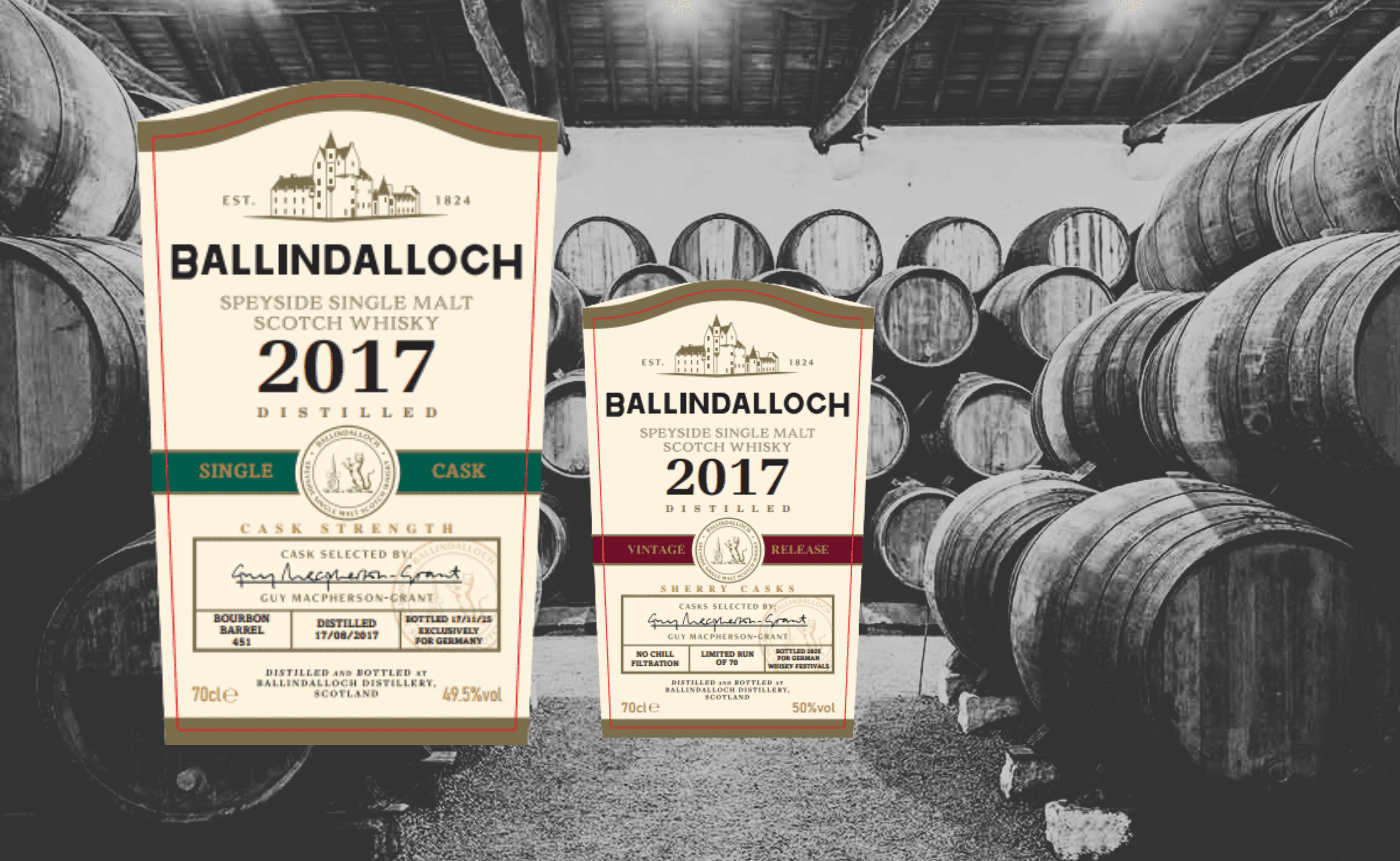 Ballindalloch präsentiert zwei neue Single Malts