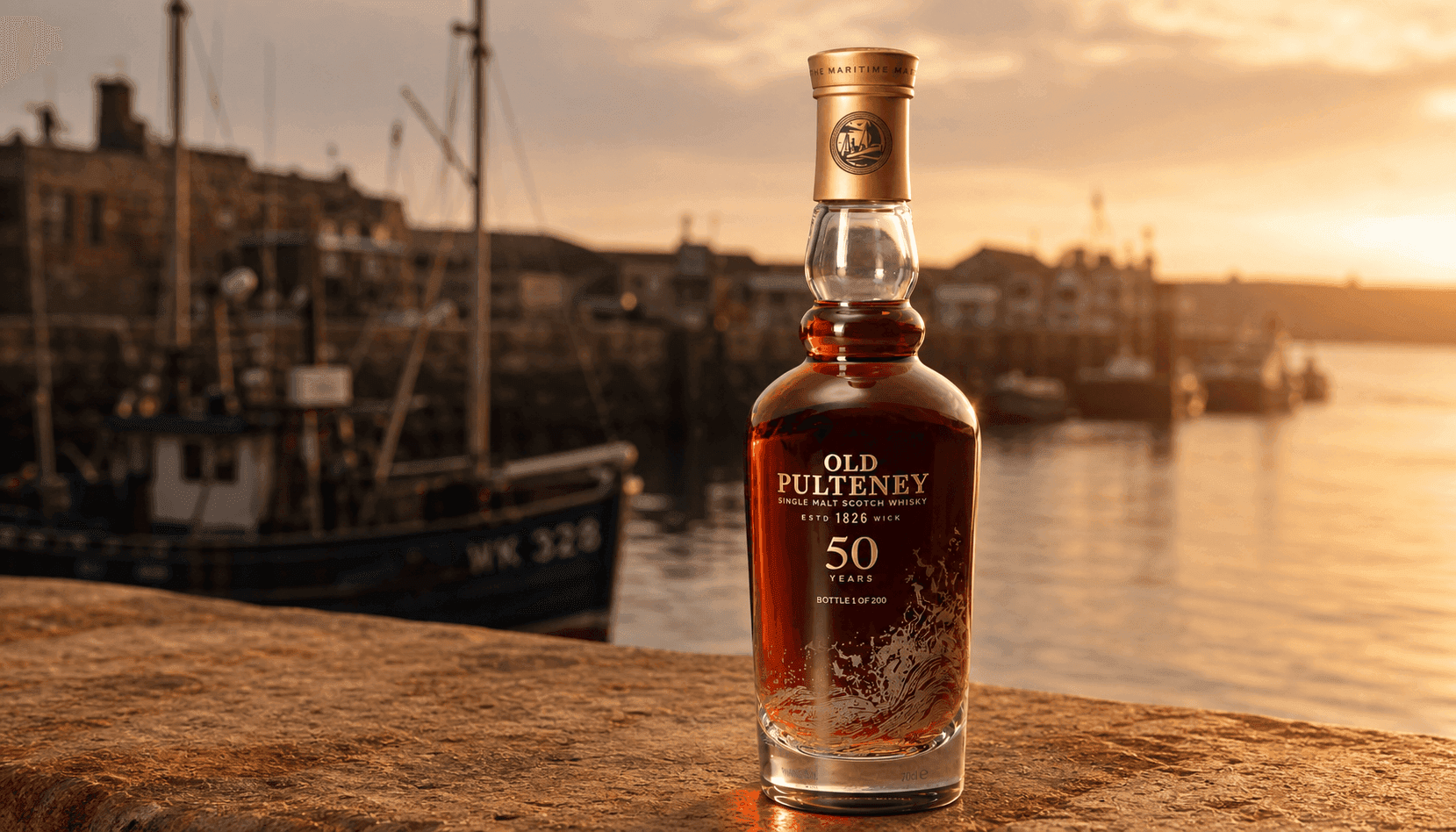Old Pulteney 200th Anniversary 50 Year Old: A Coastal Legacy