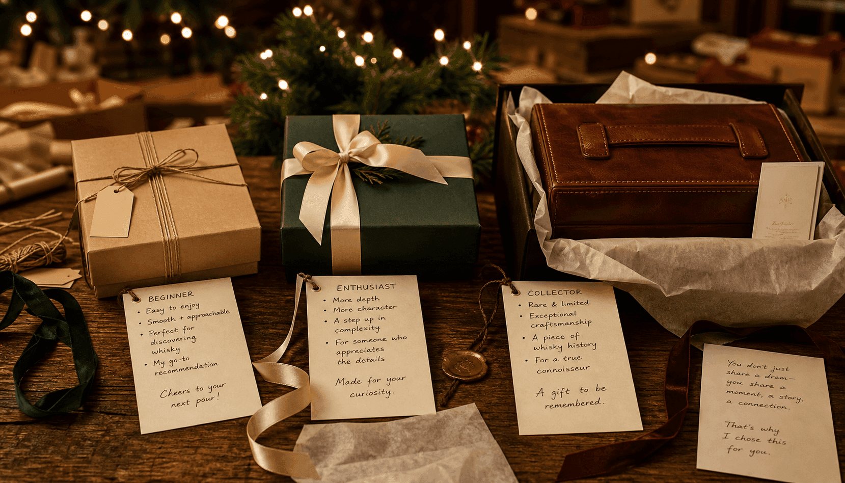 Whisky-Geschenkideen für Weihnachten 2026: Von Anfänger bis Sammler