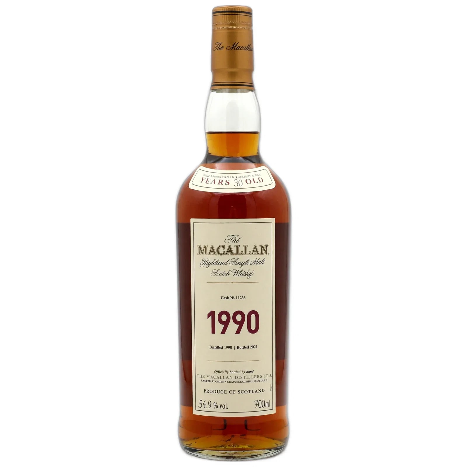 Macallan 30 Years Old 1990 Fine & Rare