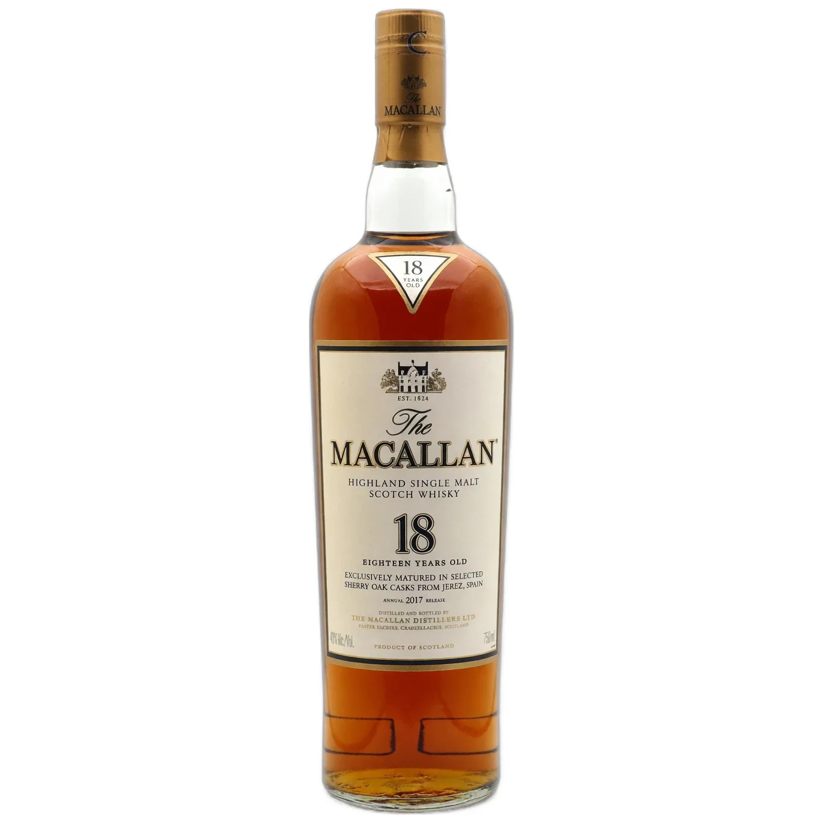 Macallan 18 Years Old Sherry Oak 2017