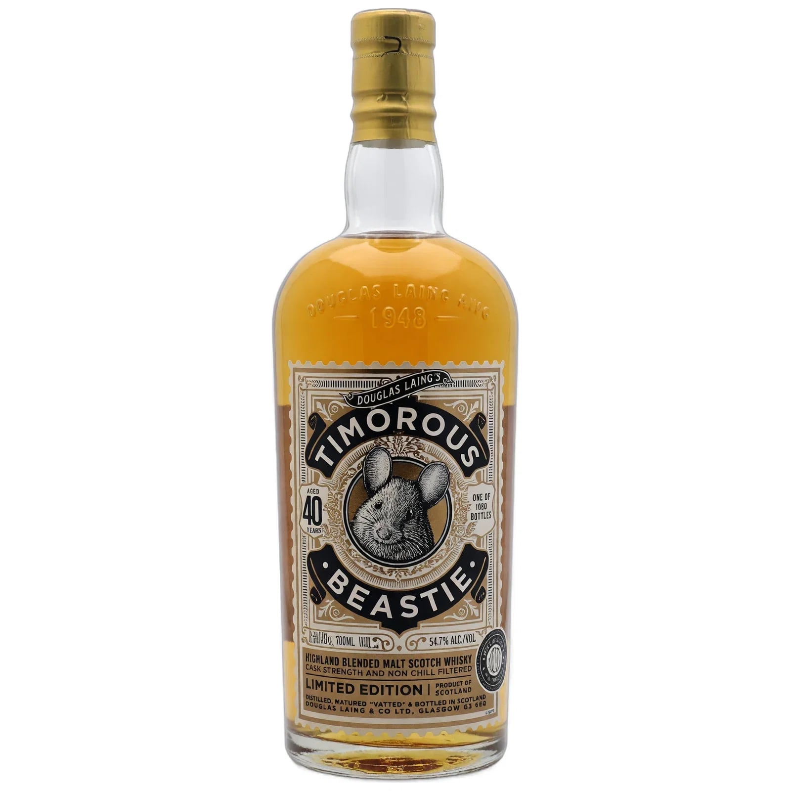 Timorous Beastie 40 Years Old Douglas Laing Limited Edition
