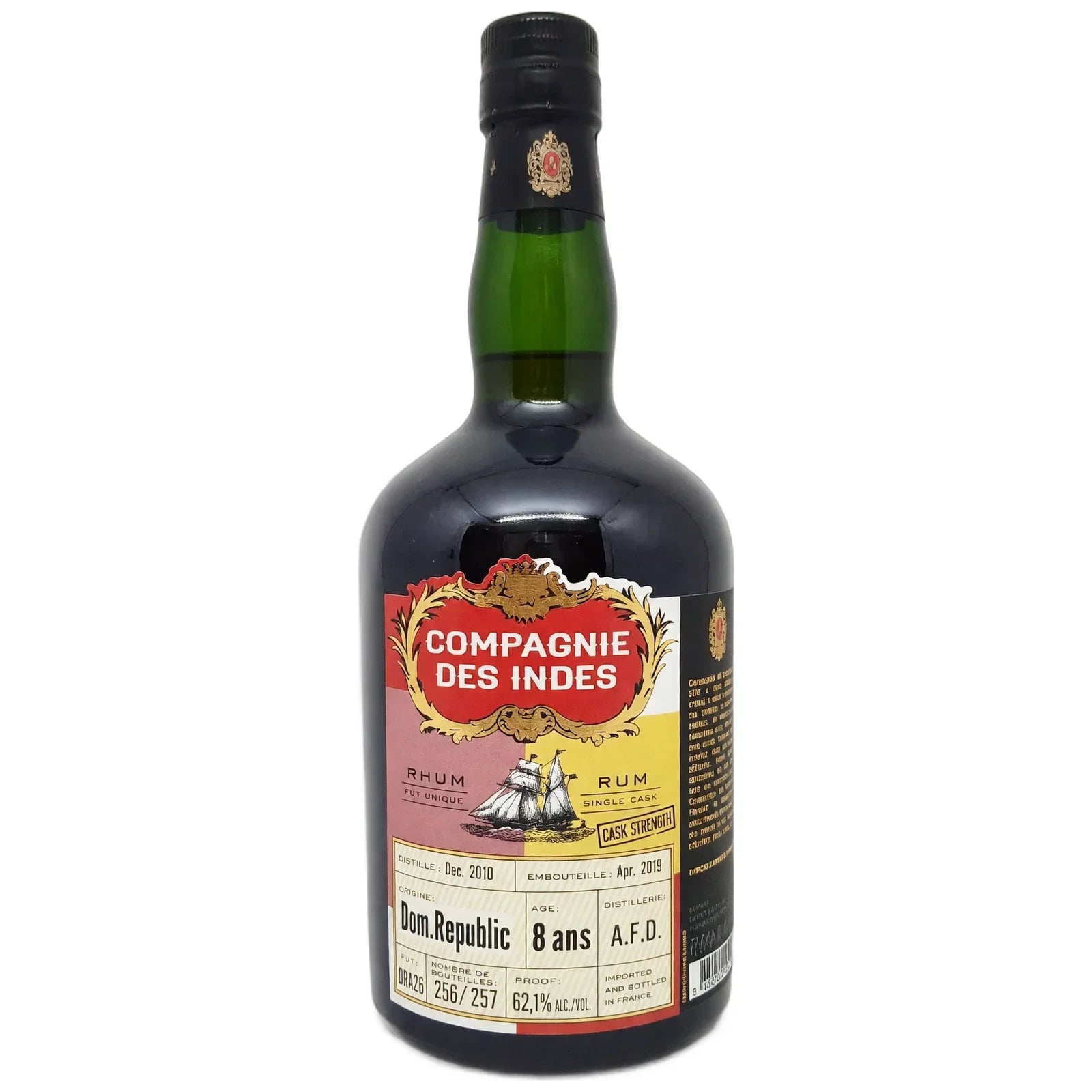 Compagnie des Indes 8 Years Old 2010 Dominican Republic Cask Strength