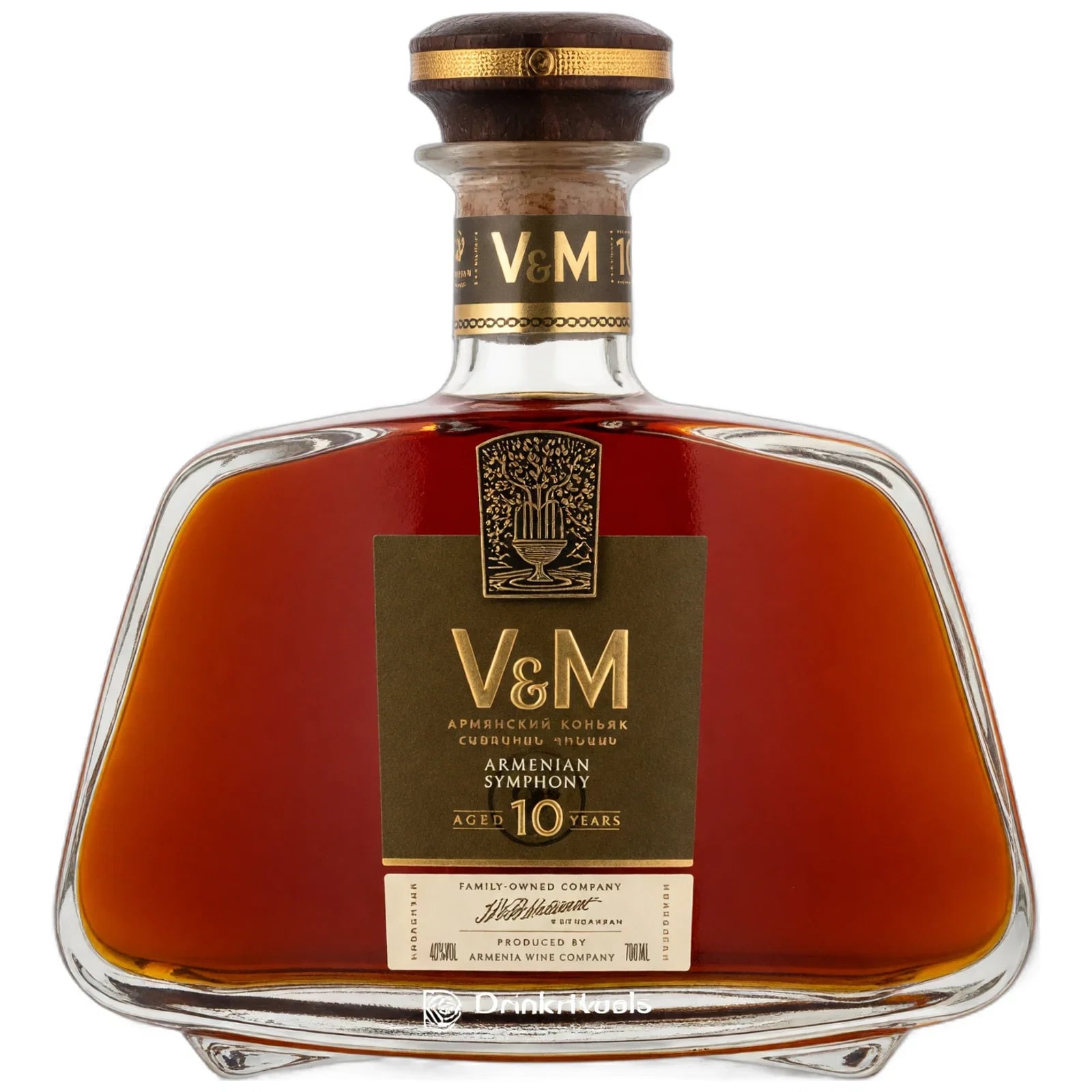 V&M 10 Years Old 10 Armenian Symphony Armenia Wine Company