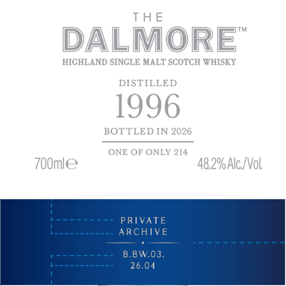 Dalmore 30 Years Old 1996