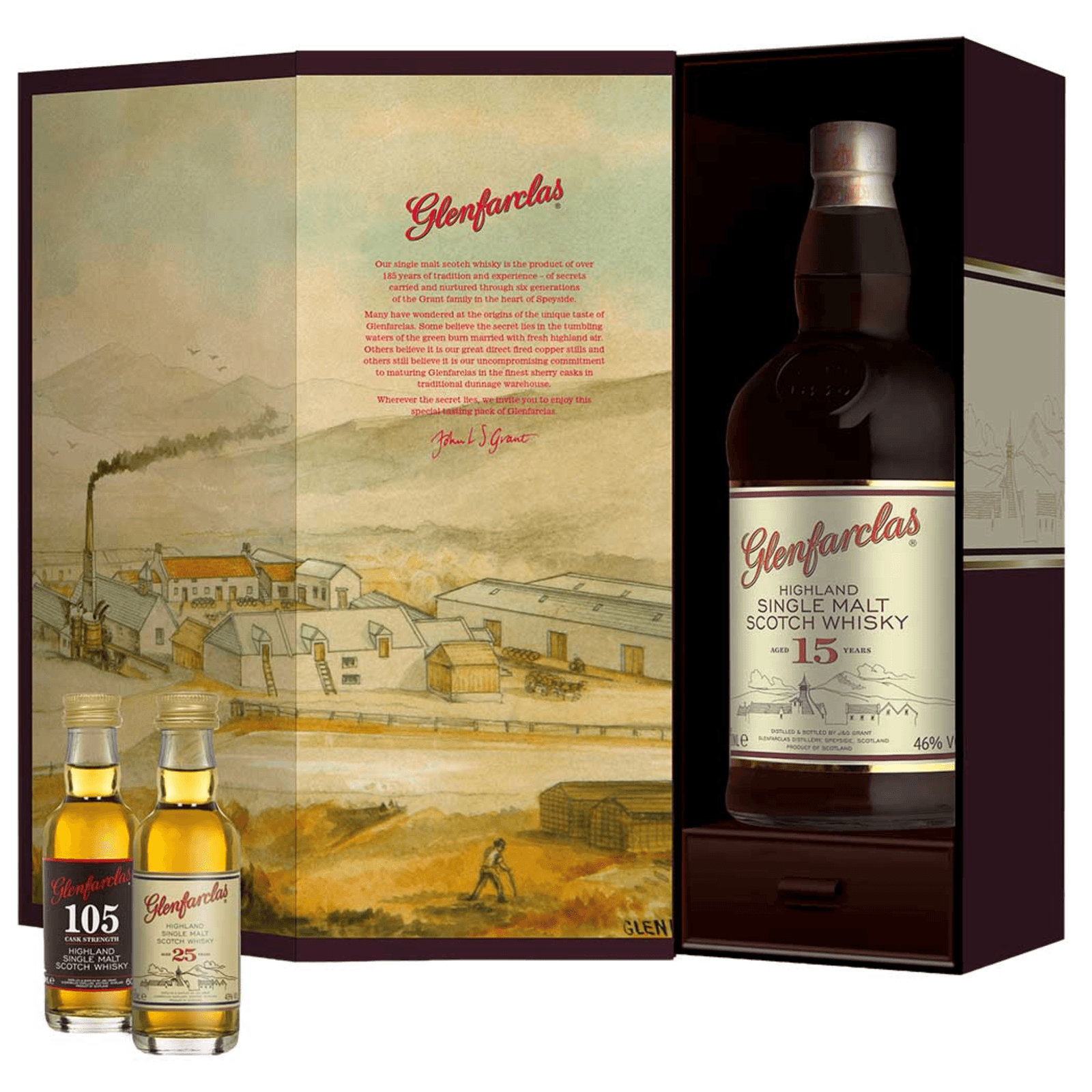 Glenfarclas 15 Years Old Gift Set