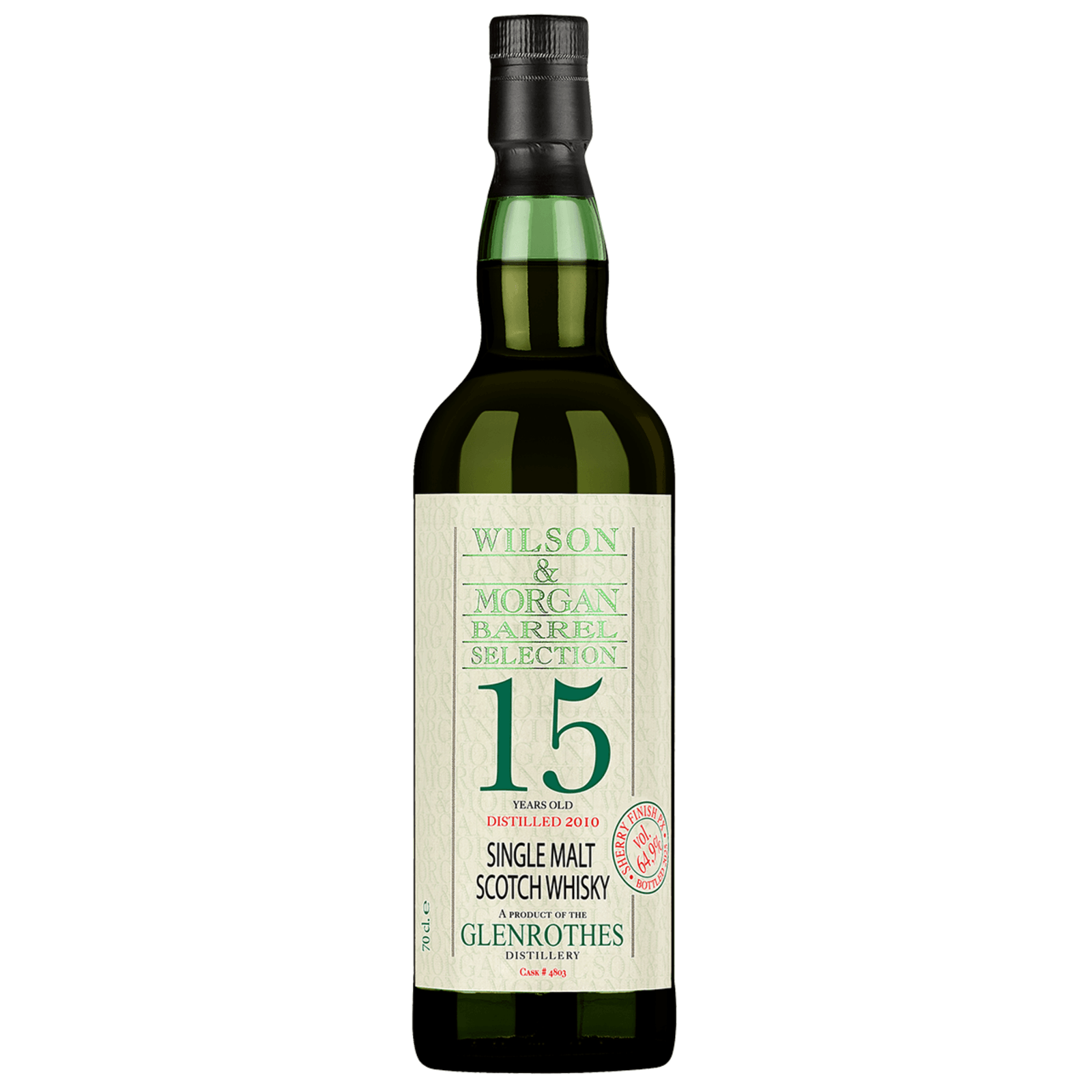Glenrothes 15 Years Old 2010 Wilson & Morgan