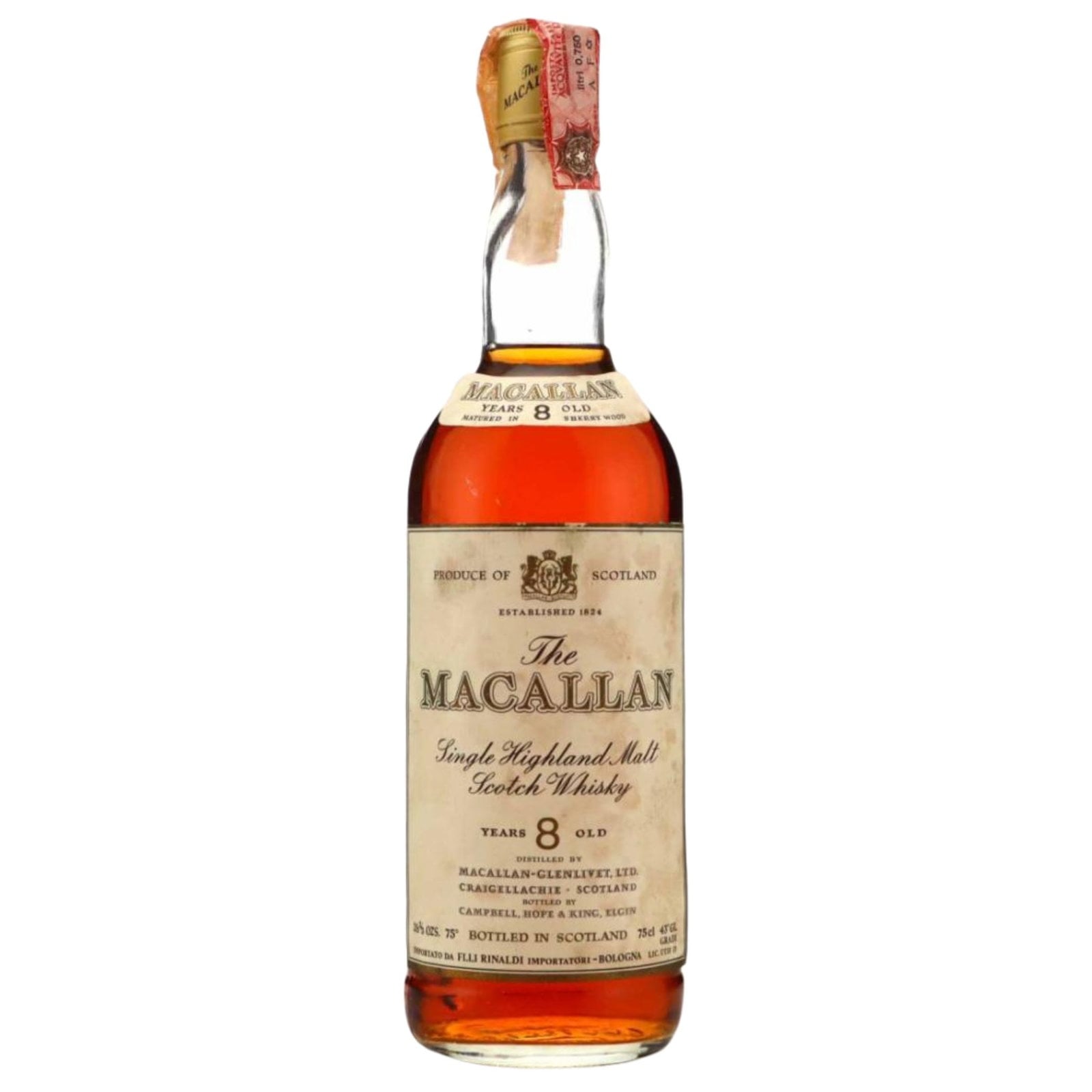 Macallan 8 Years Old Sherry Oak Campbell, Hope & King 75 cl