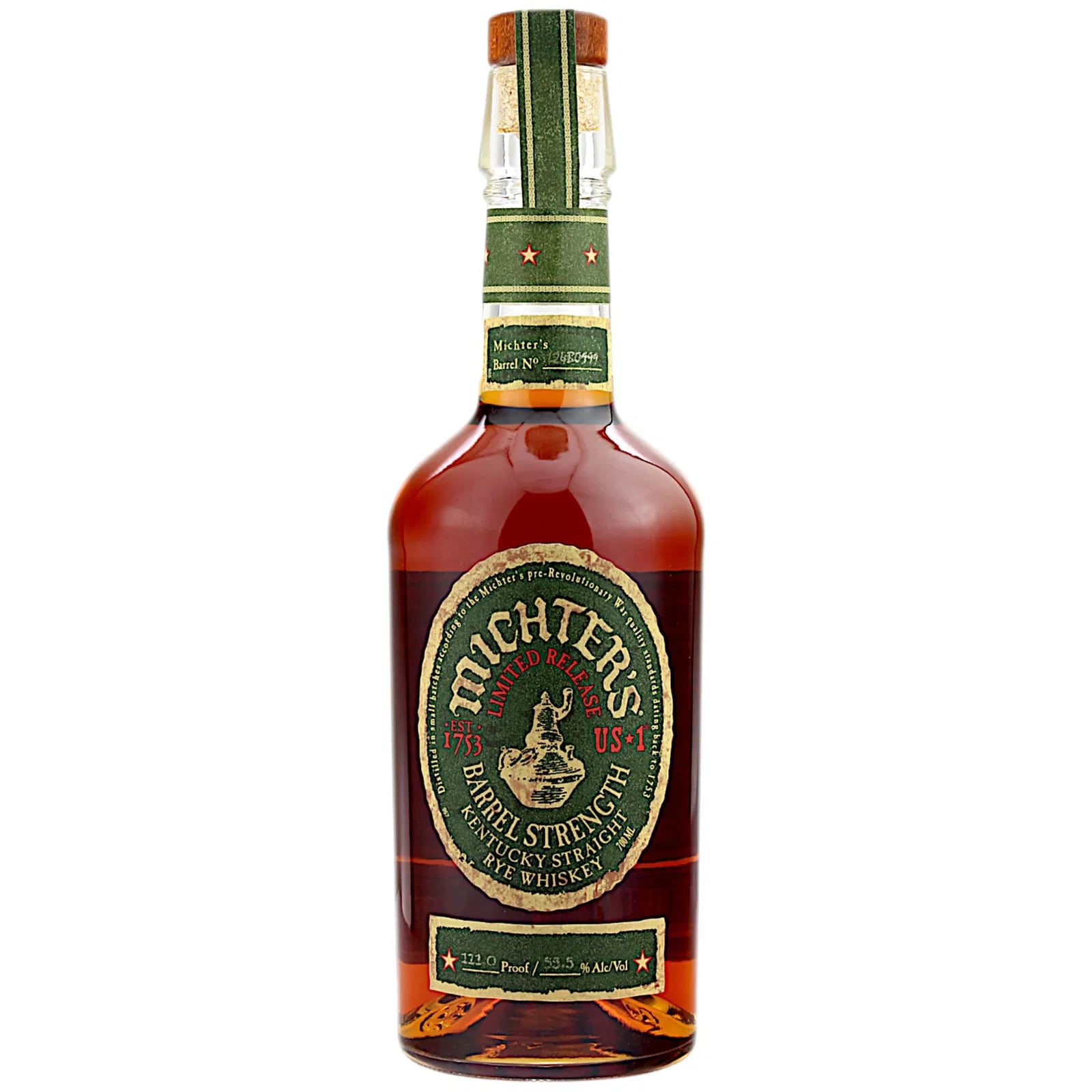 Michter's US1 Barrel Strength Rye