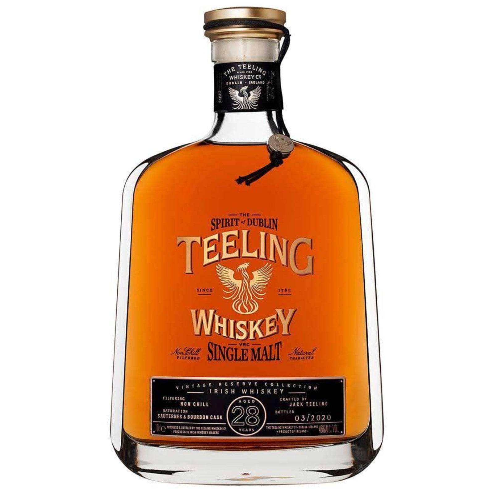 Teeling 28 Years Old 1991 Vintage Reserve Collection Bourbon & Sauternes Casks