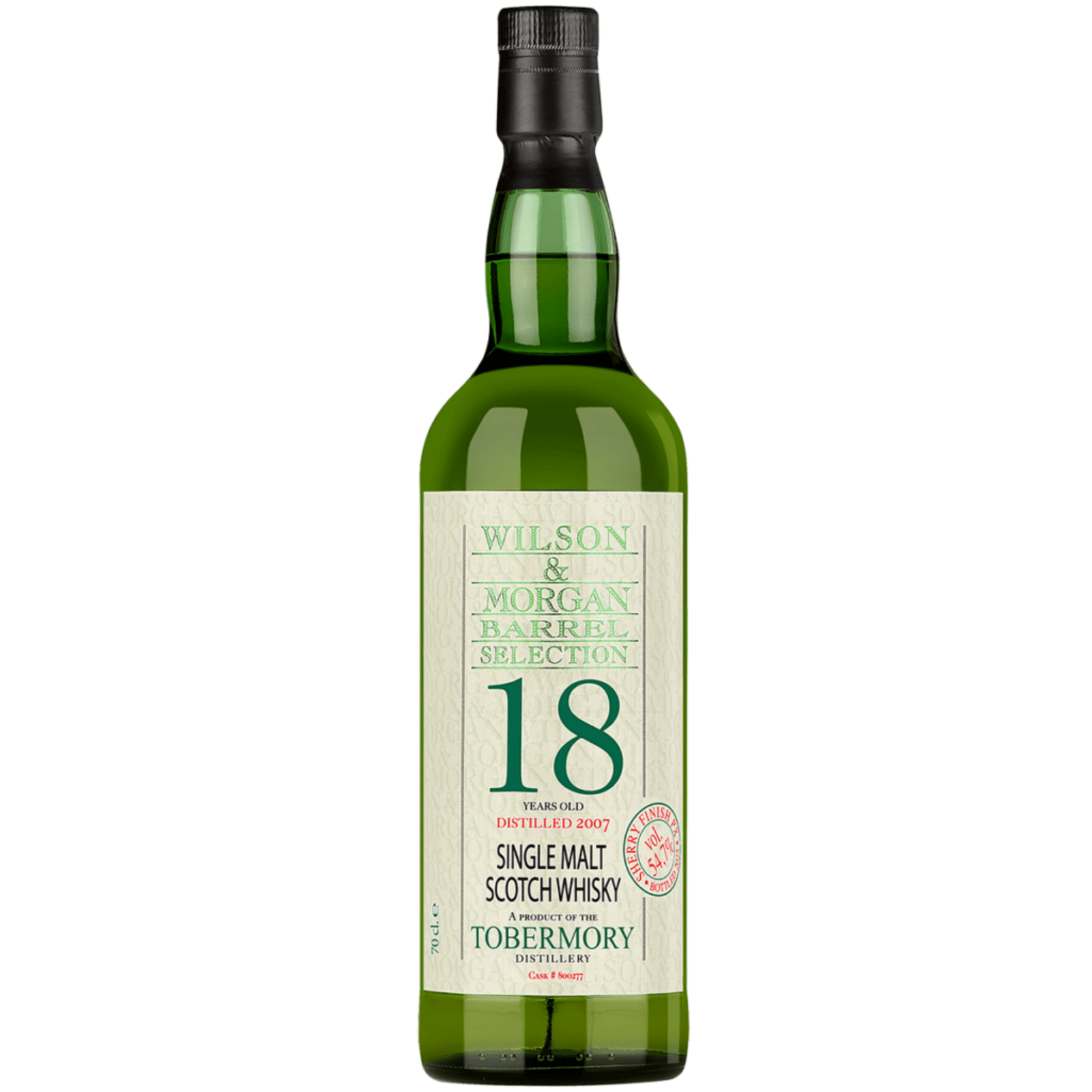 Tobermory 18 Years Old 2007 Wilson & Morgan