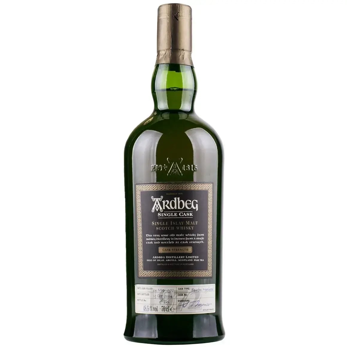 Ardbeg 1972 Cask Nr.861