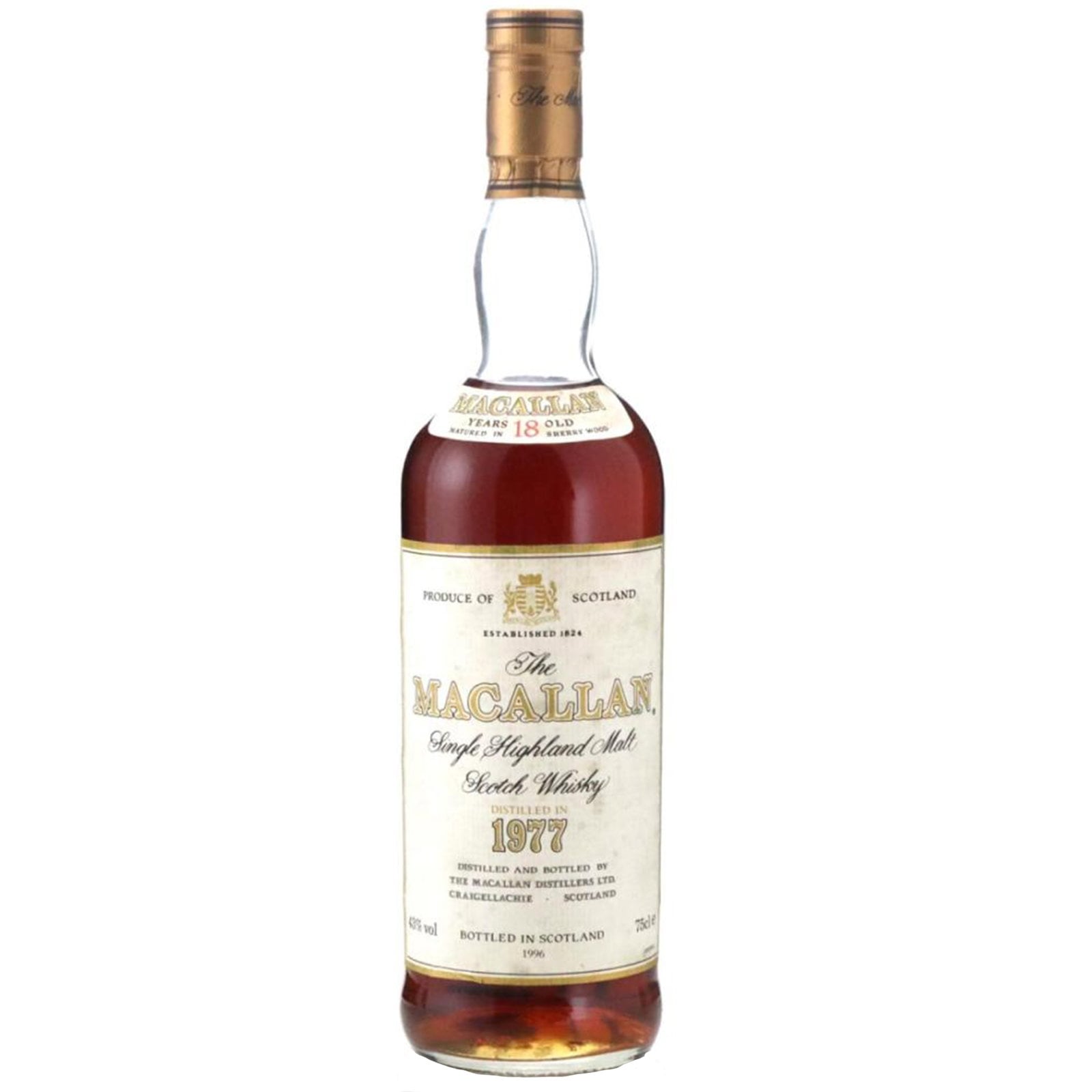 Macallan 18 Years Old 1977 Vintage 75cl