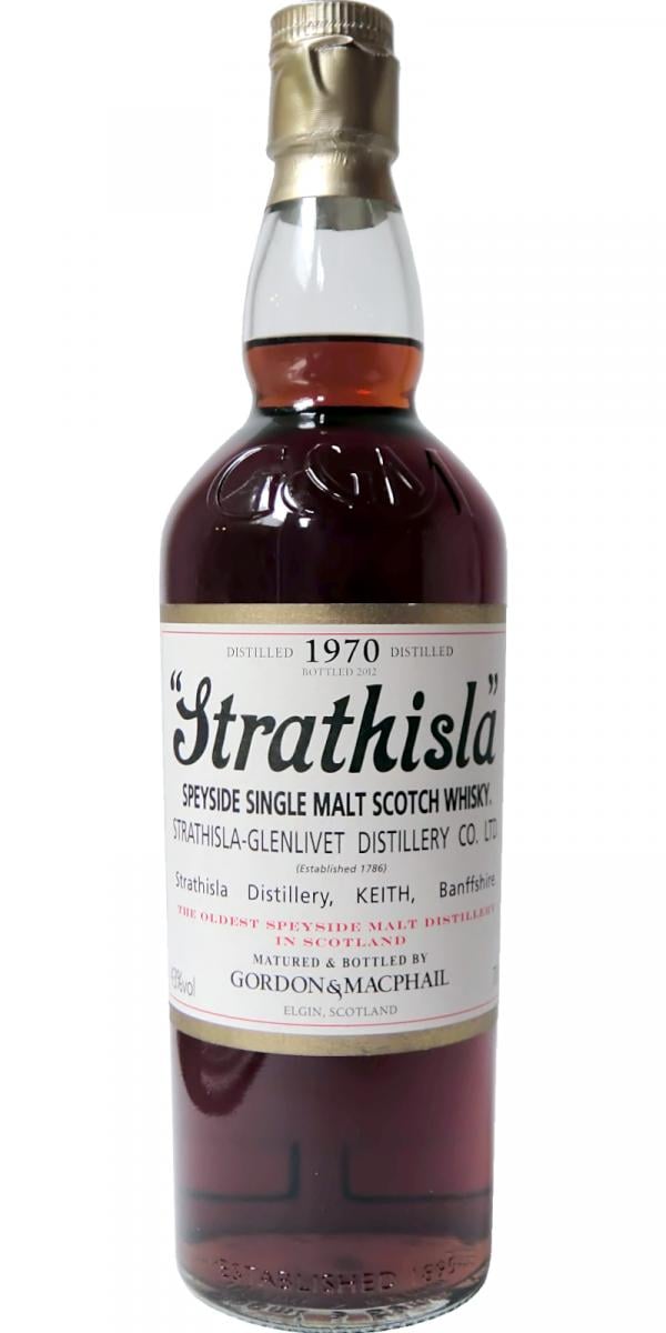 Strathisla 42 Years Old 1970 
Licensed Bottling 
Gordon & MacPhail