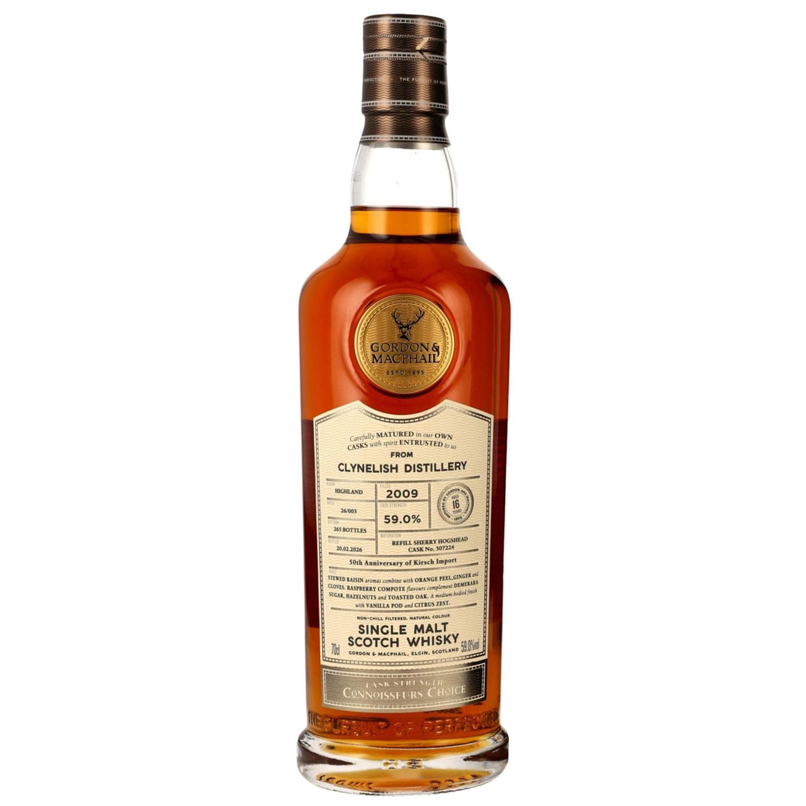 Clynelish 16 Years Old 2009 Connoisseurs Choice Cask Strength Gordon & MacPhail Cask Nr. 307224