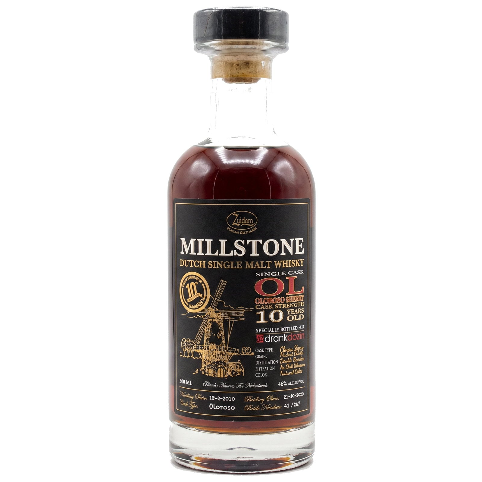 Millstone 10 Years Old 2021 Single Cask 10th Anniversary of DrankDozijn