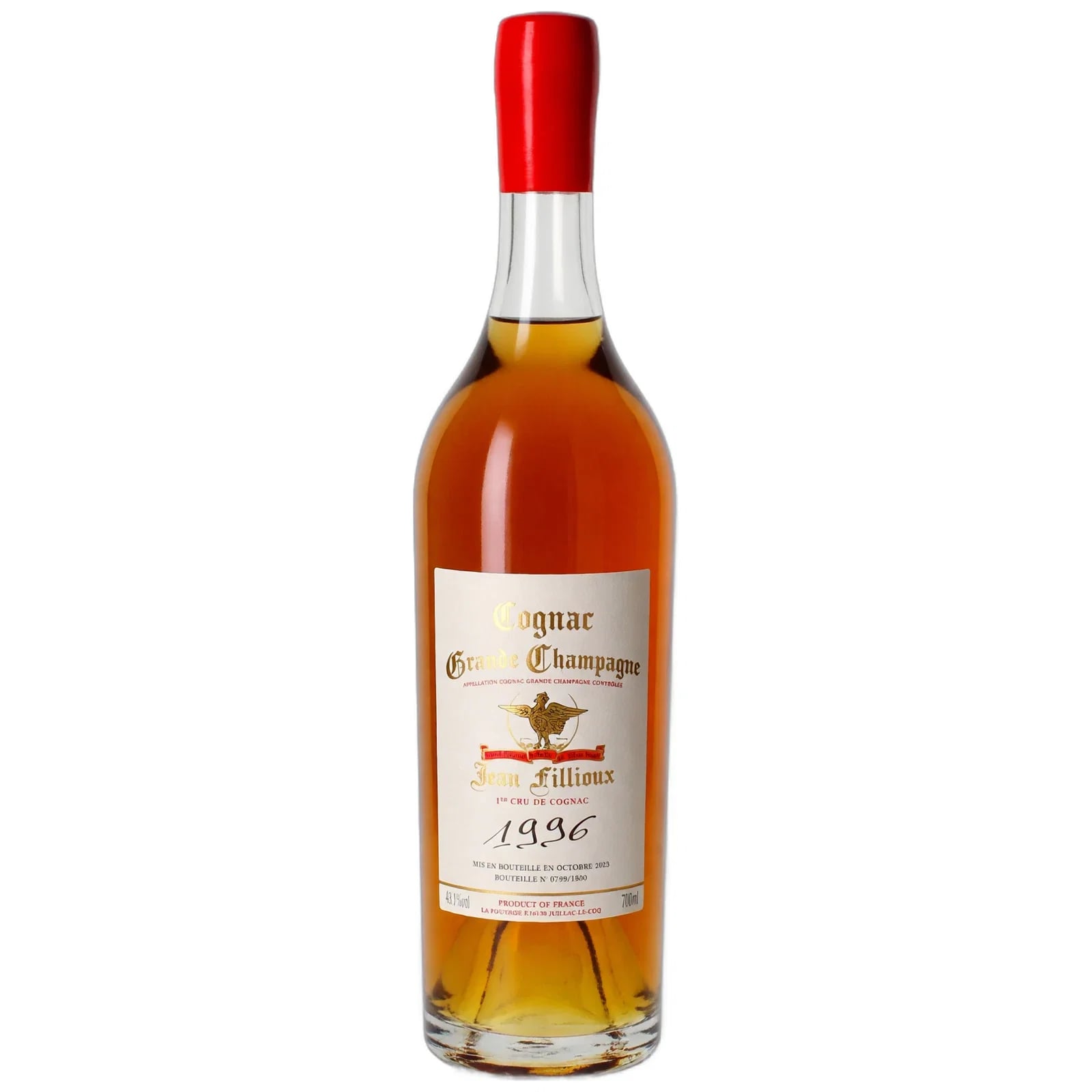 Jean Fillioux 1996 Grande Champagne Cru De Cognac
