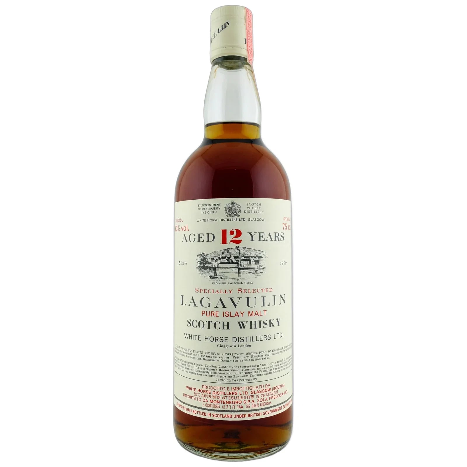 Lagavulin 12 Years Old 1980 White Horse Distillers Ltd. Specially Selected 75 cl