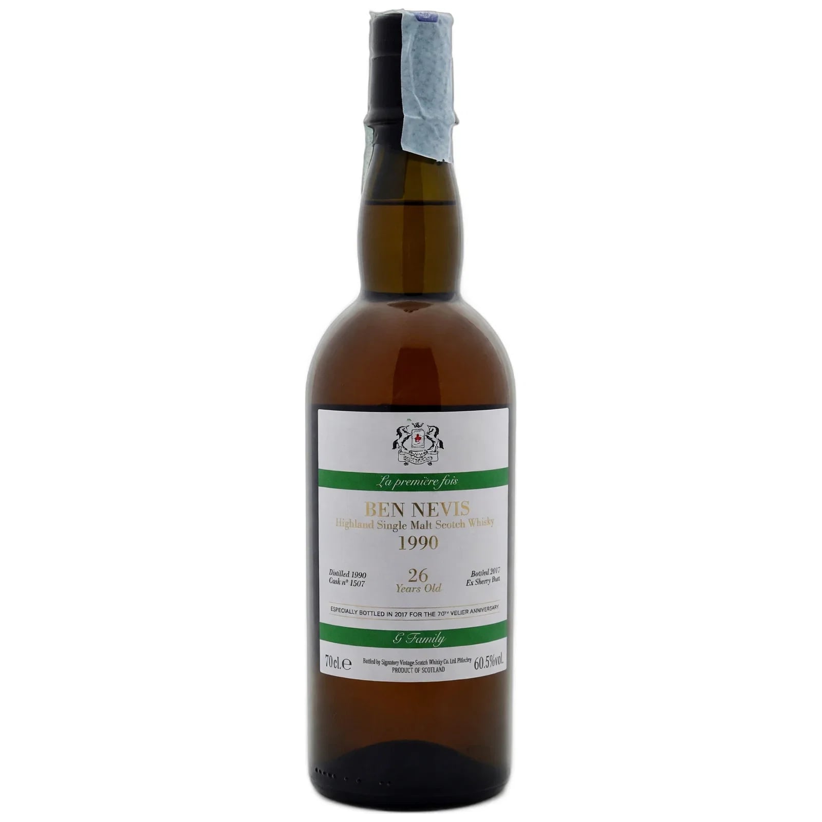 Ben Nevis 27 Years Old 1990 Anniversary Exclusive Signatory Vintage