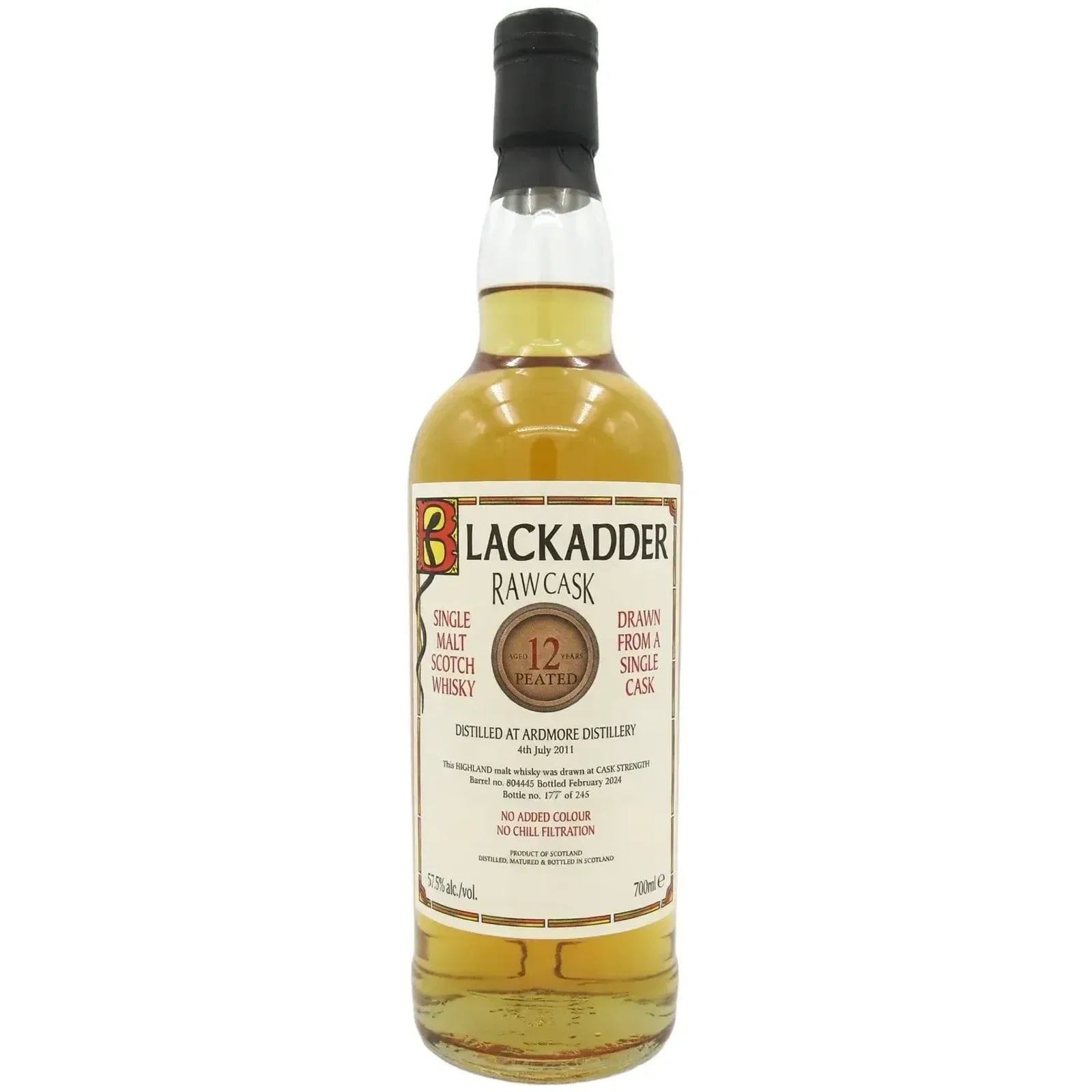 Ardmore 12 Years Old 2011 Raw Cask Blackadder
