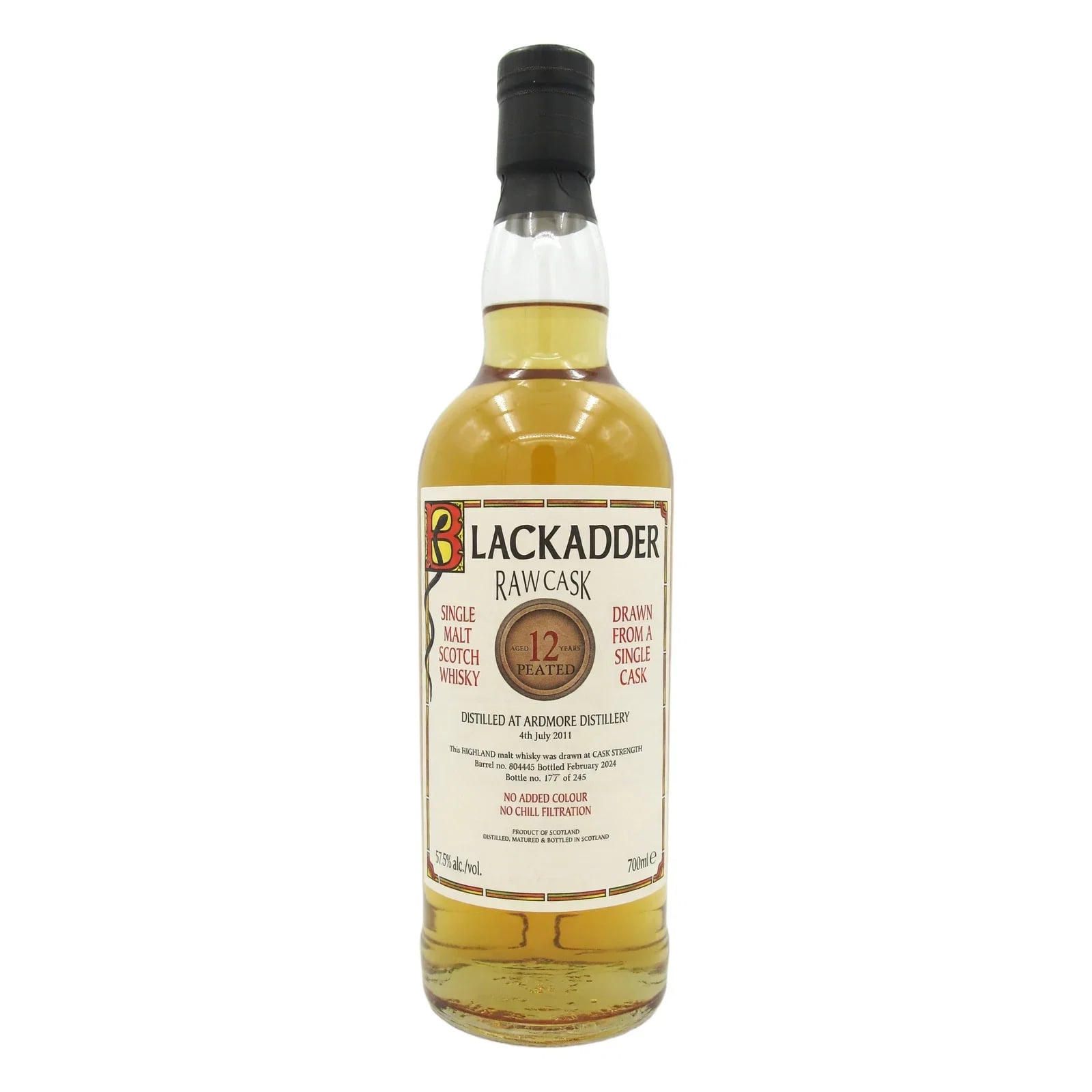 Ardmore 12 Years Old 2011 Raw Cask Blackadder