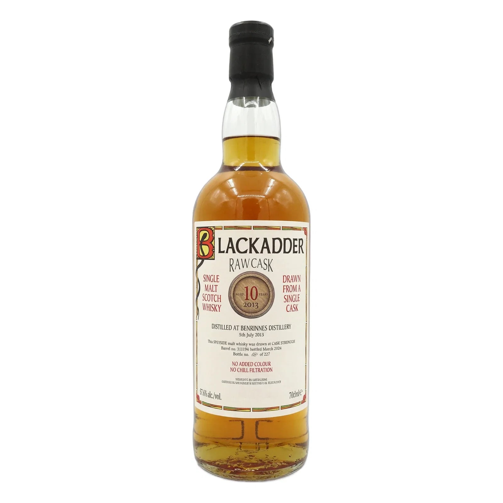 Benrinnes 10 Years Old 2013 Raw Cask Blackadder