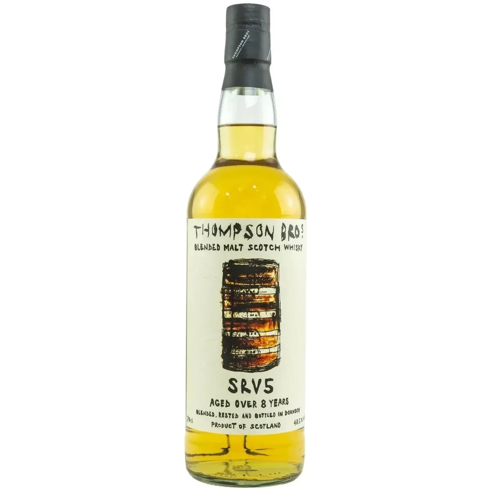 Blended Malt Scotch Whisky 8 Years Old SRV5 Thompson Bros.