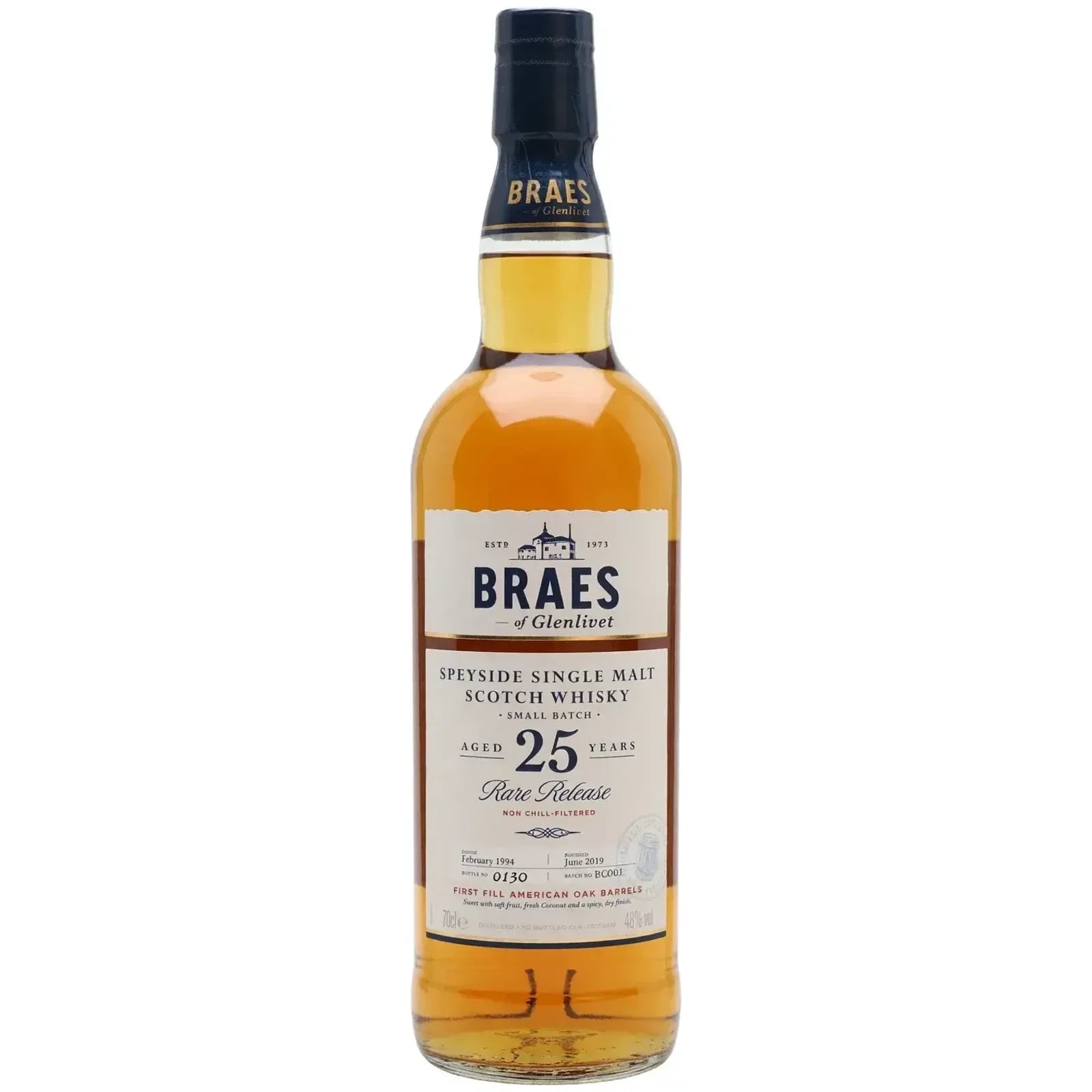 Braes of Glenlivet 25 Years Old Rare Release