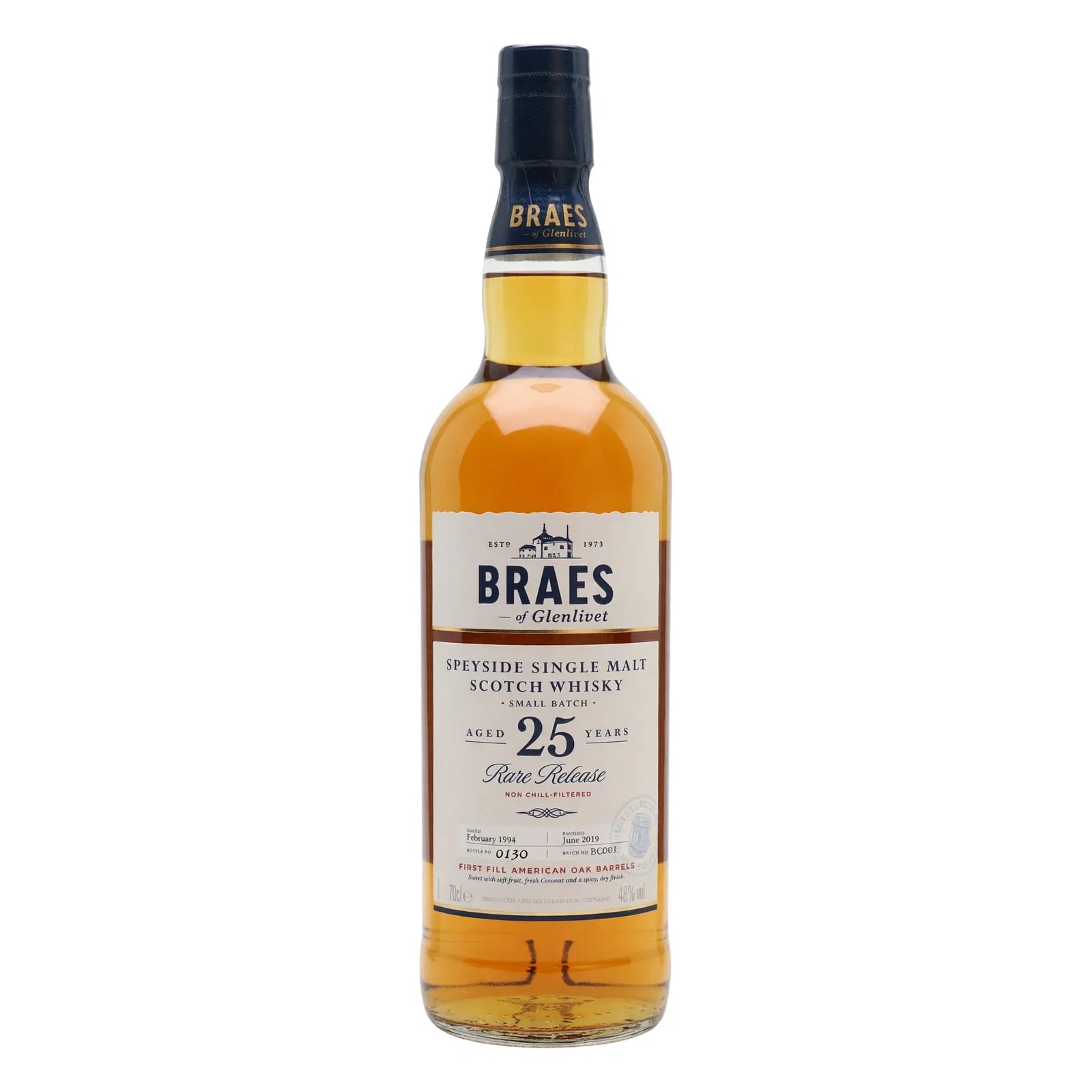 Braes of Glenlivet 25 Years Old Rare Release