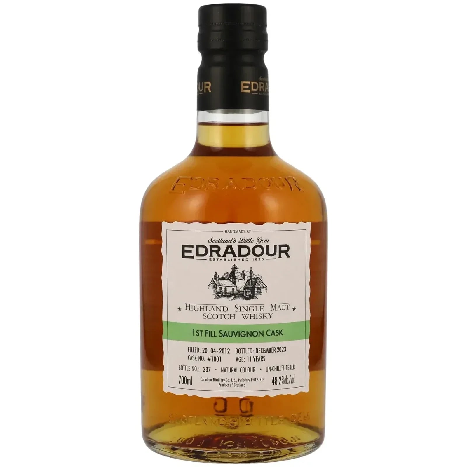 Edradour 11 Years Old 2012 1st Fill Sauvignon Cask #1001