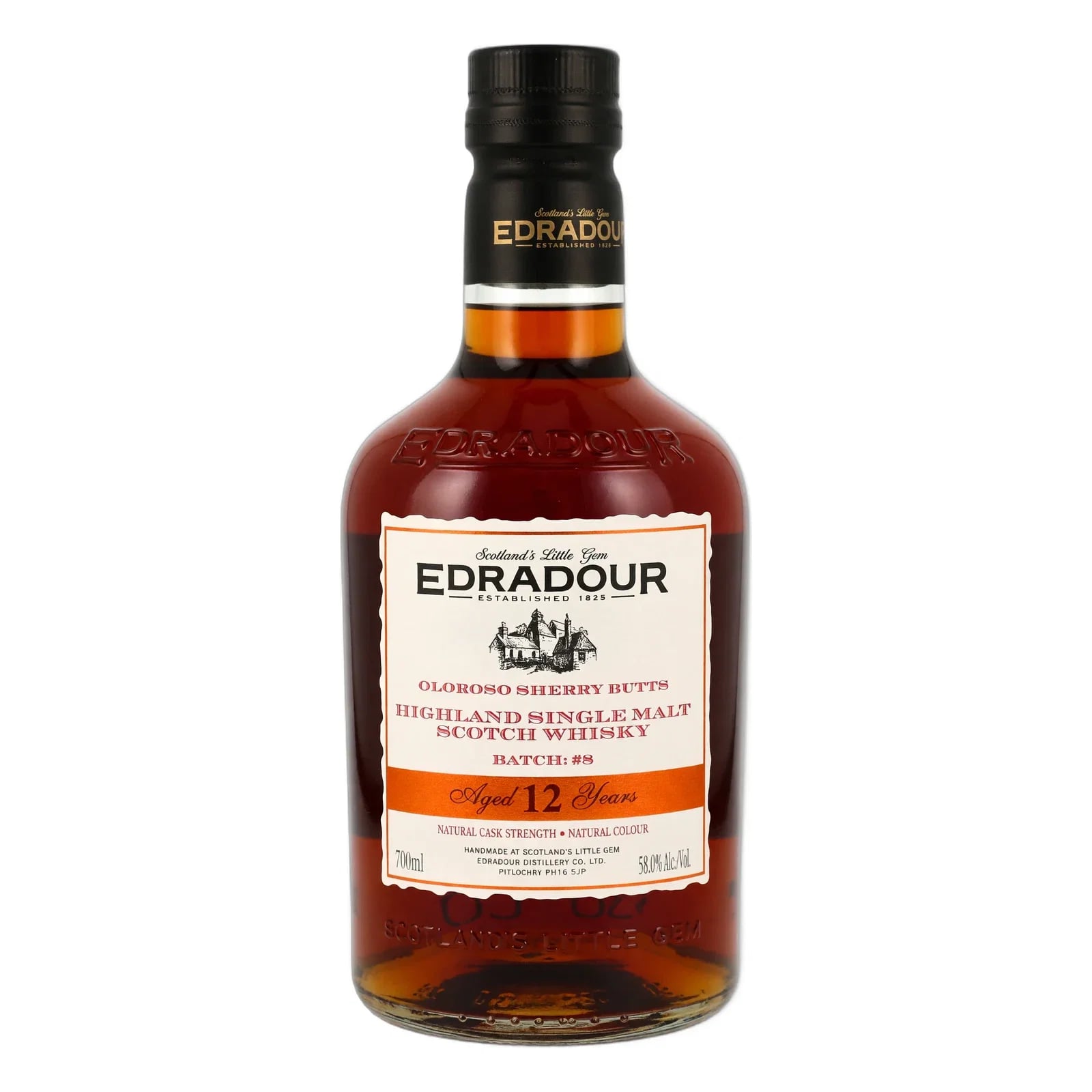 Edradour 12 Years Old Oloroso Sherry Butts Batch #8