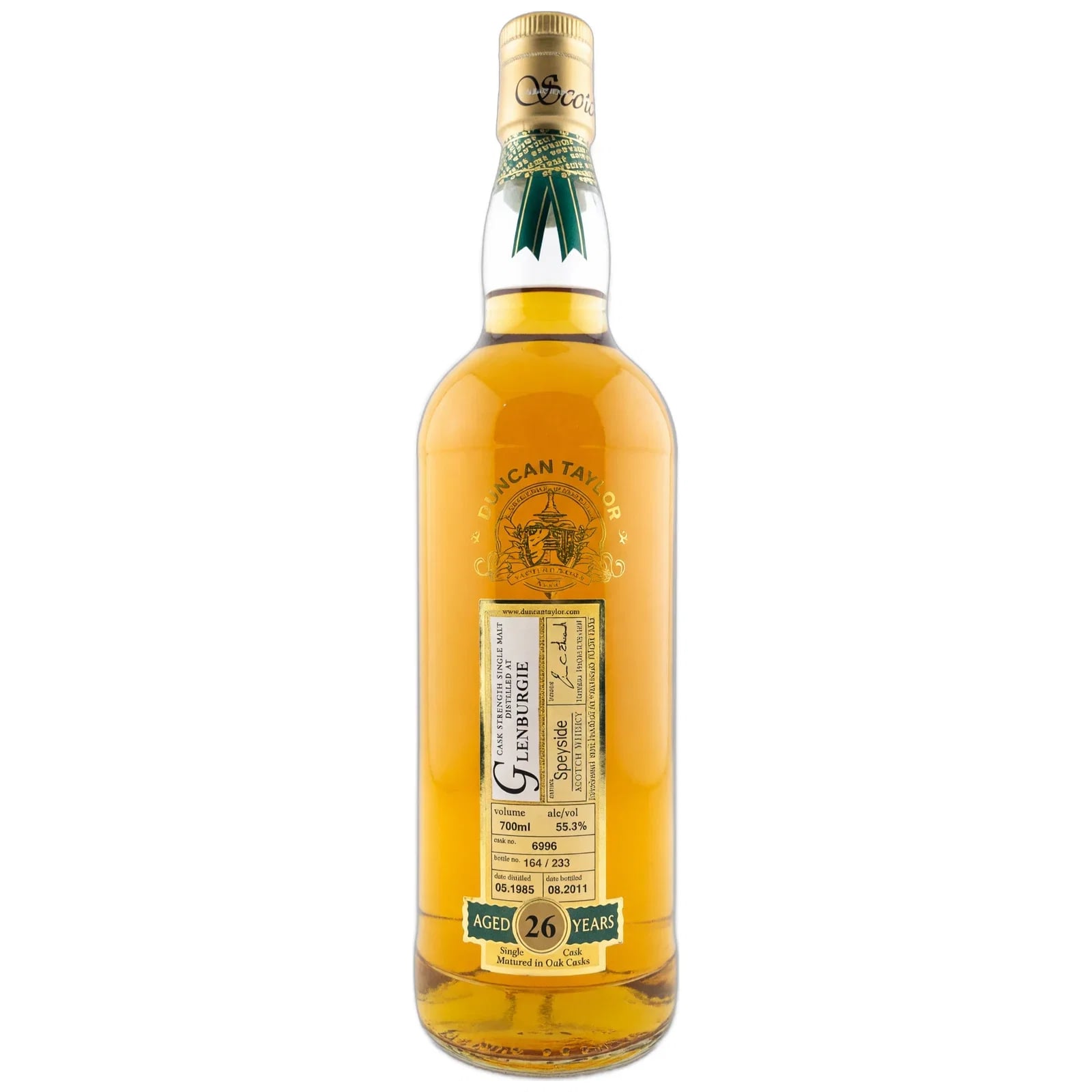 Glenburgie 26 Years Old 1985 Rare Auld Cask Nr. 6996