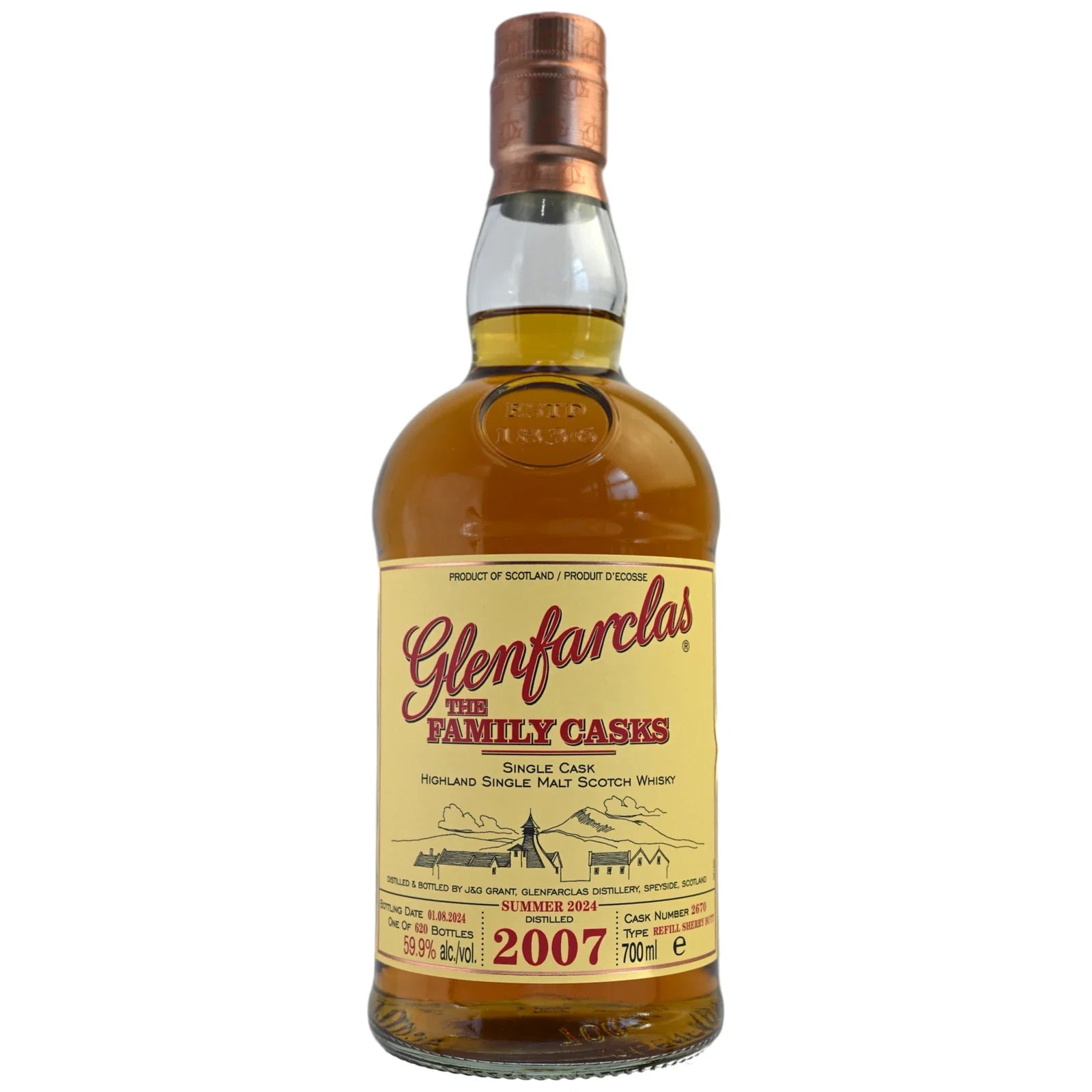 Glenfarclas 2007 Cask Nr. 2670