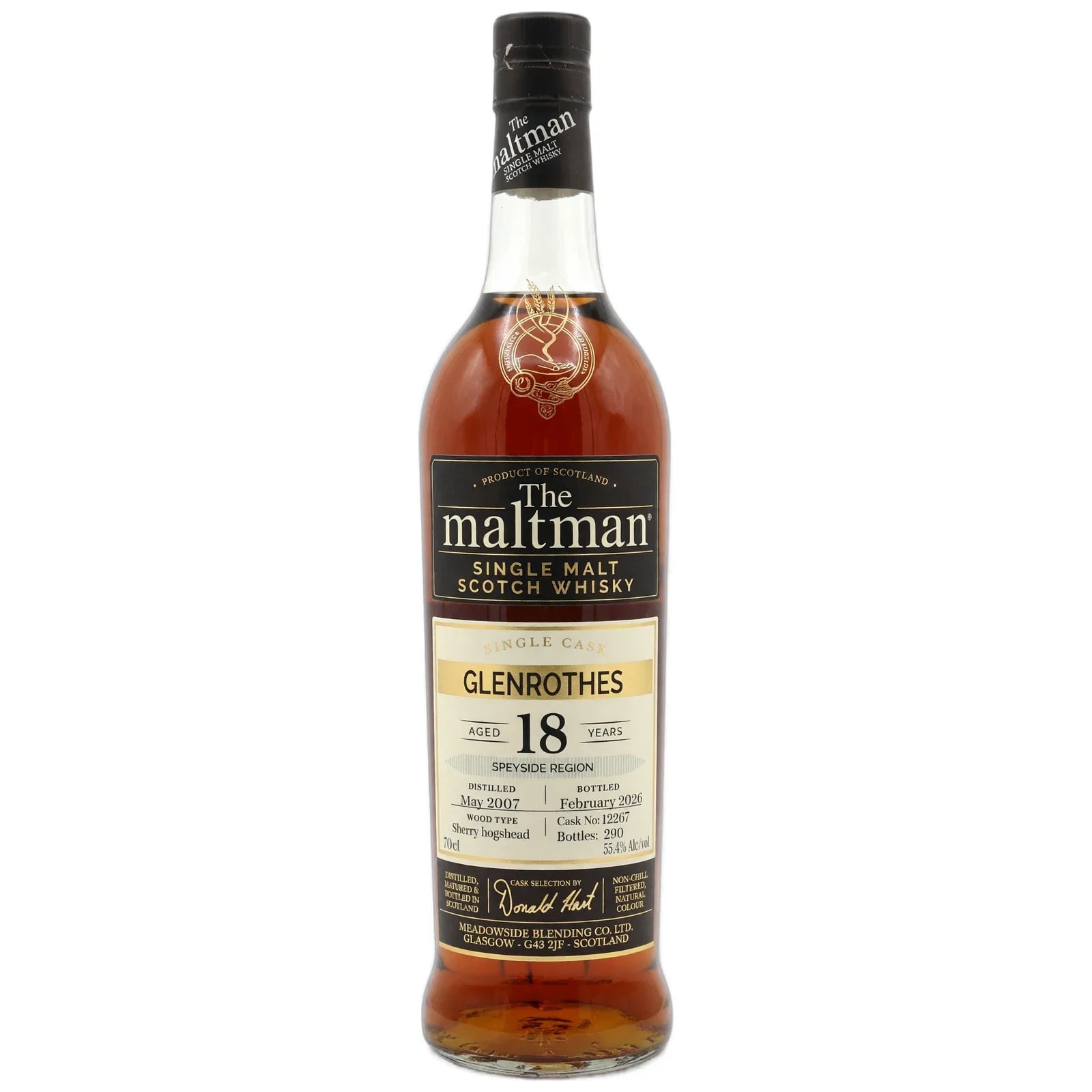 Glenrothes 18 Years Old 2007 The Maltman Meadowside Blending Cask Nr. 12267